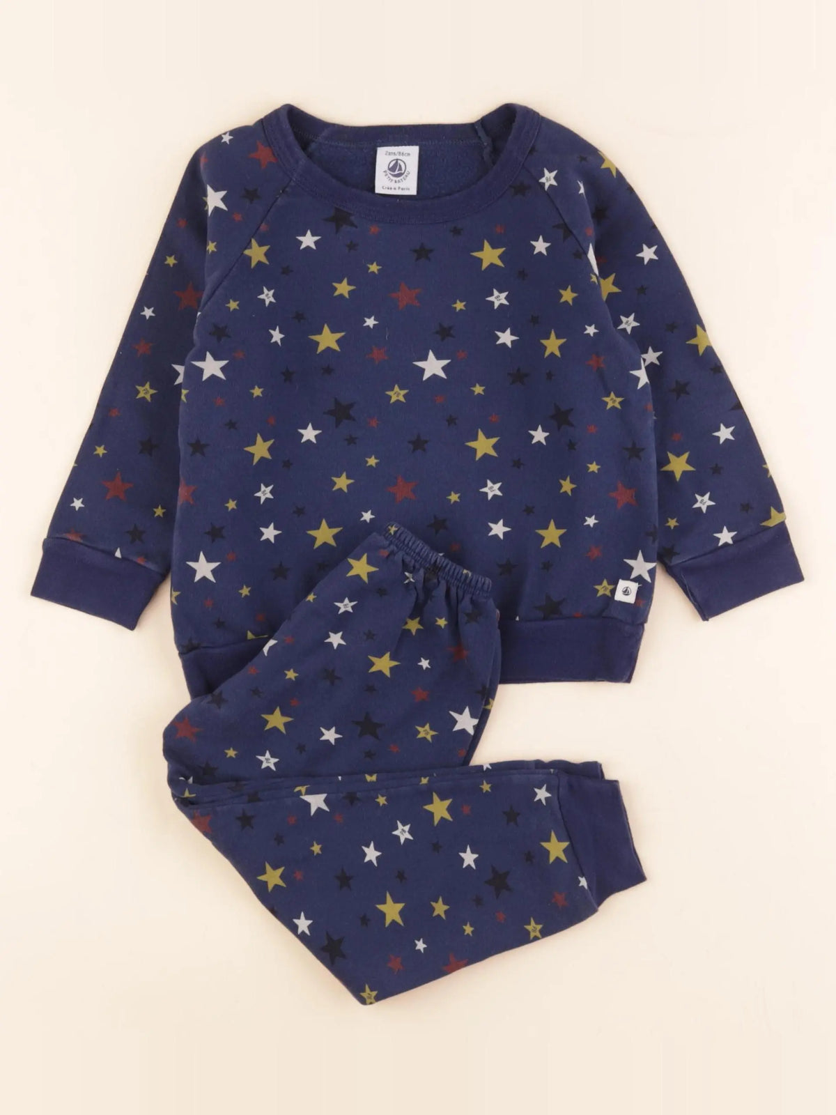 Pyjama coton bleu