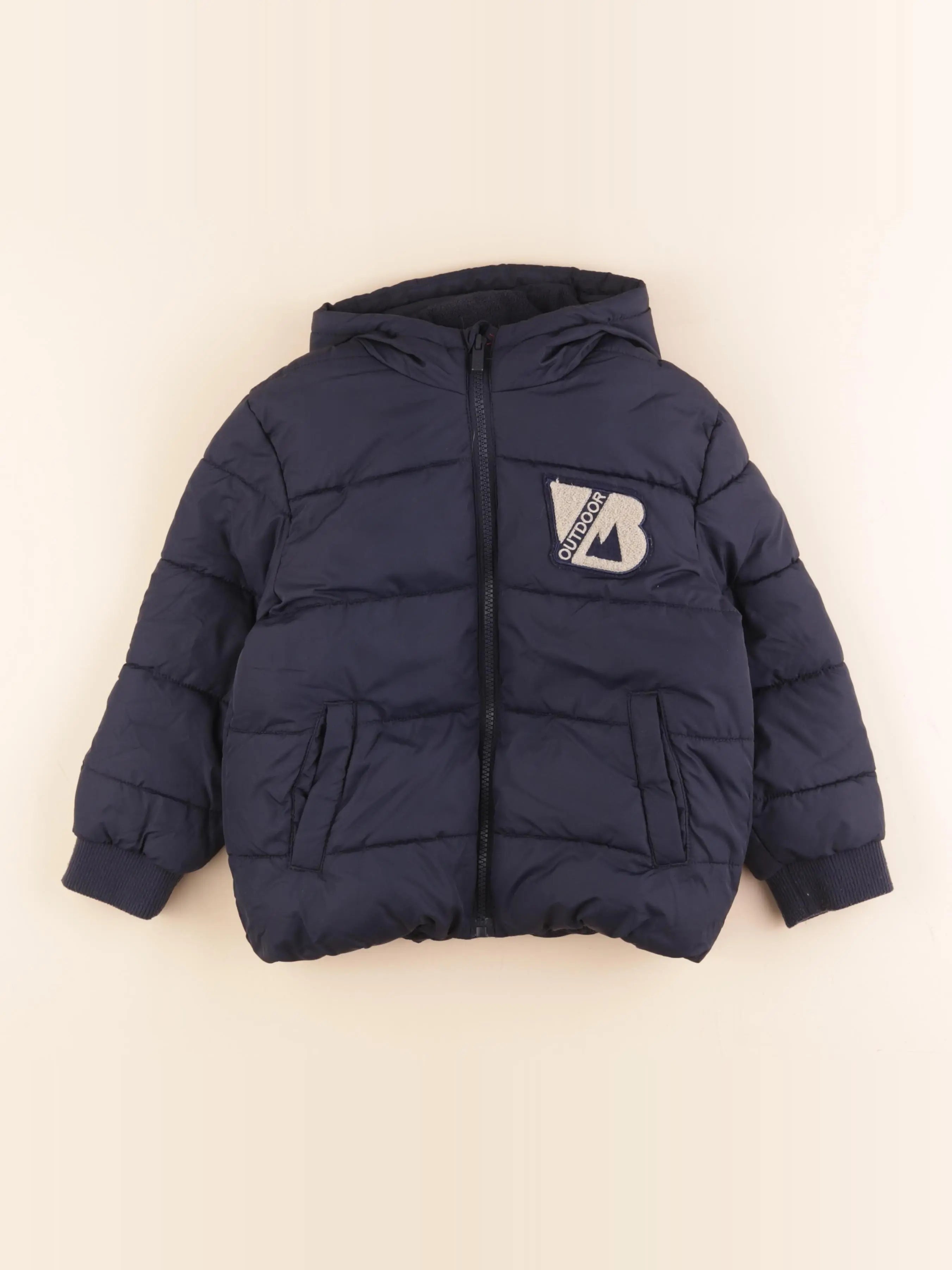Vertbaudet - doudoune bleu - 5 ans