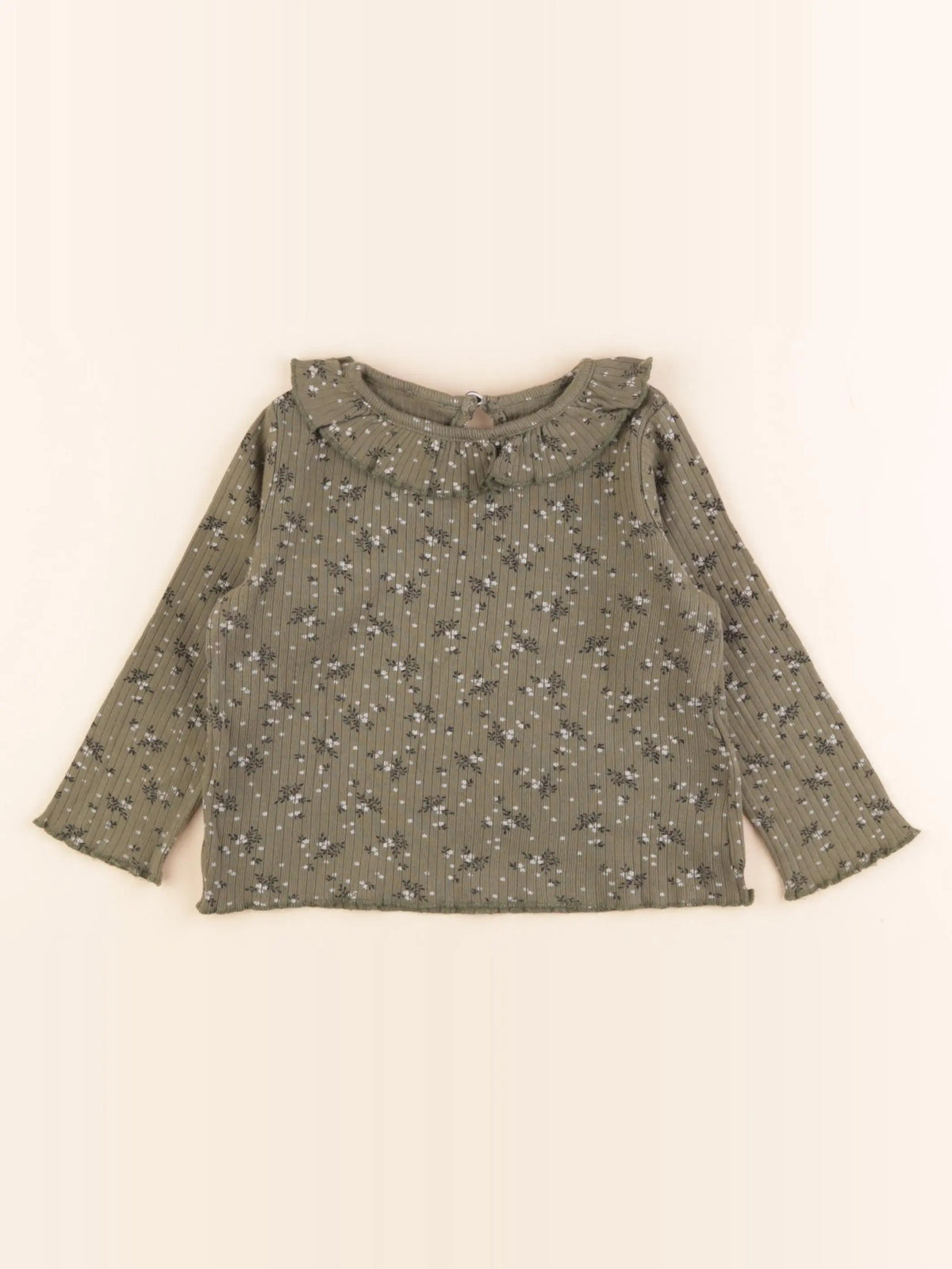Vertbaudet - tee-shirt vert - 2 ans