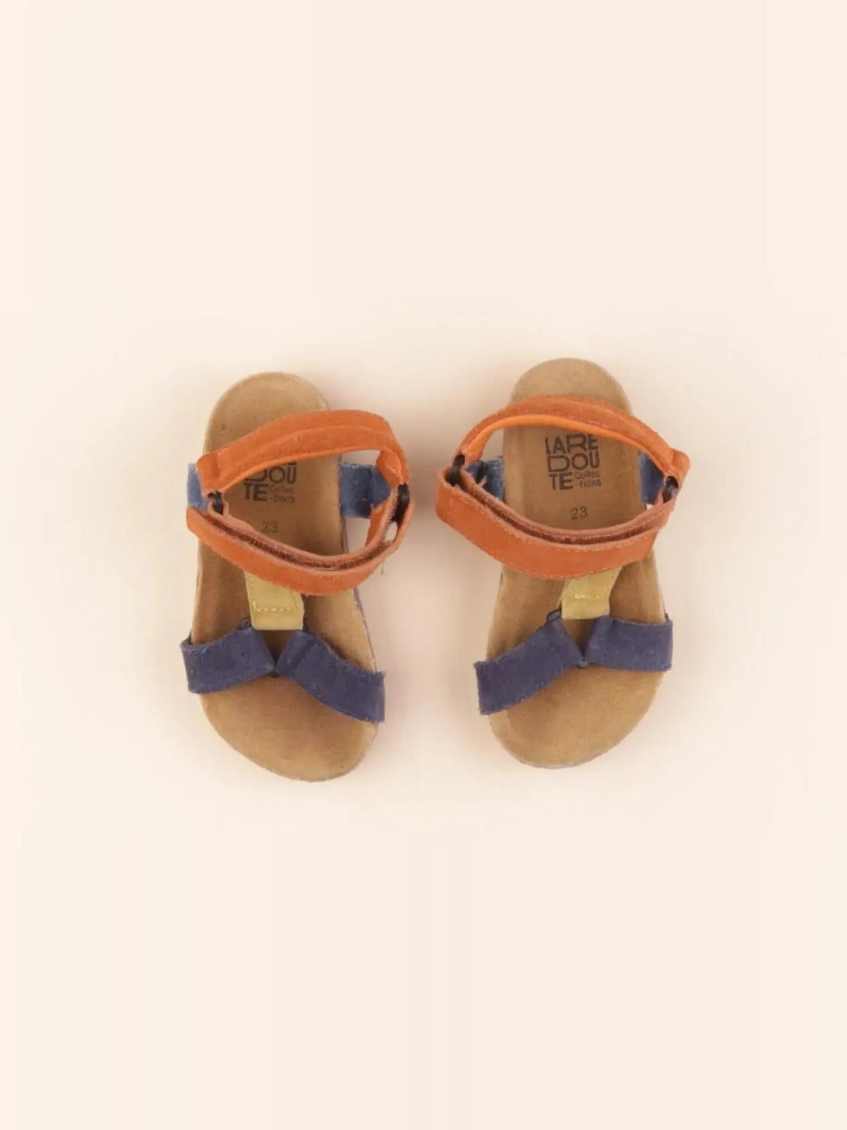 La Redoute - sandales marron, bleu - pointure 23