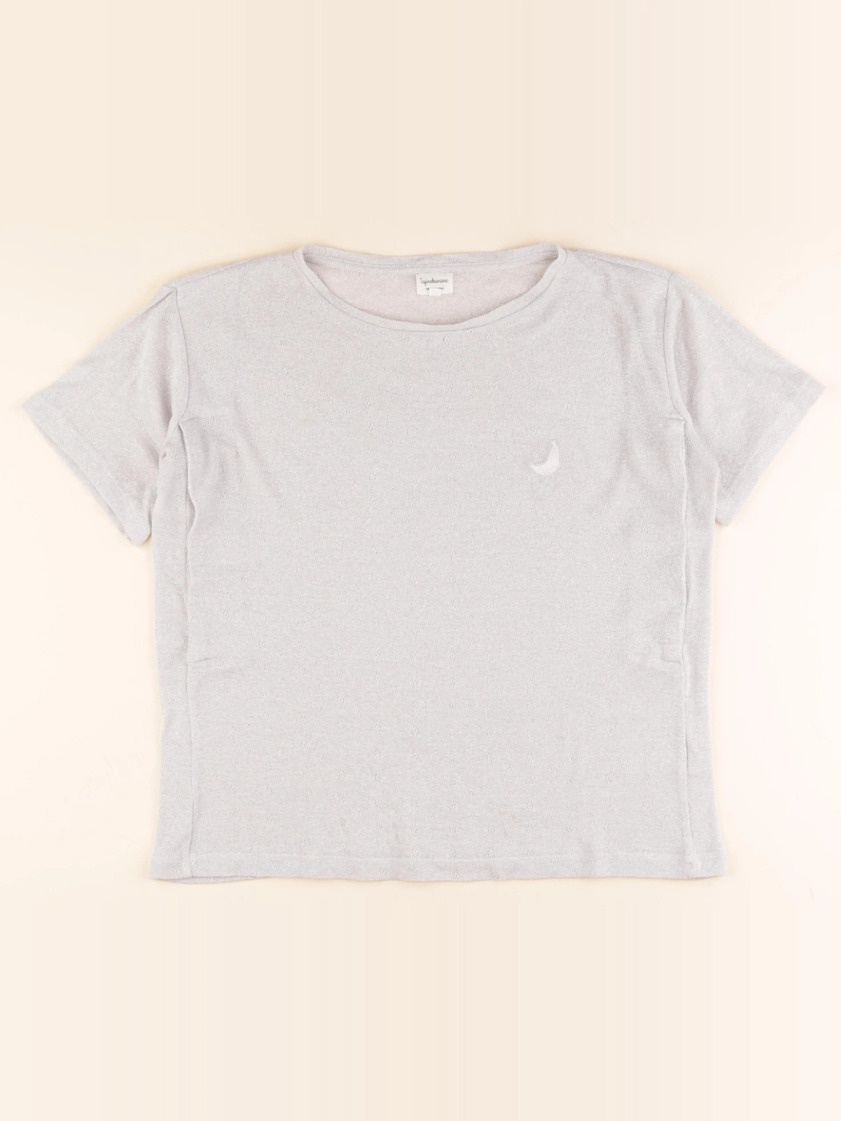 Tajine banane - tee-shirt allaitement argent - m