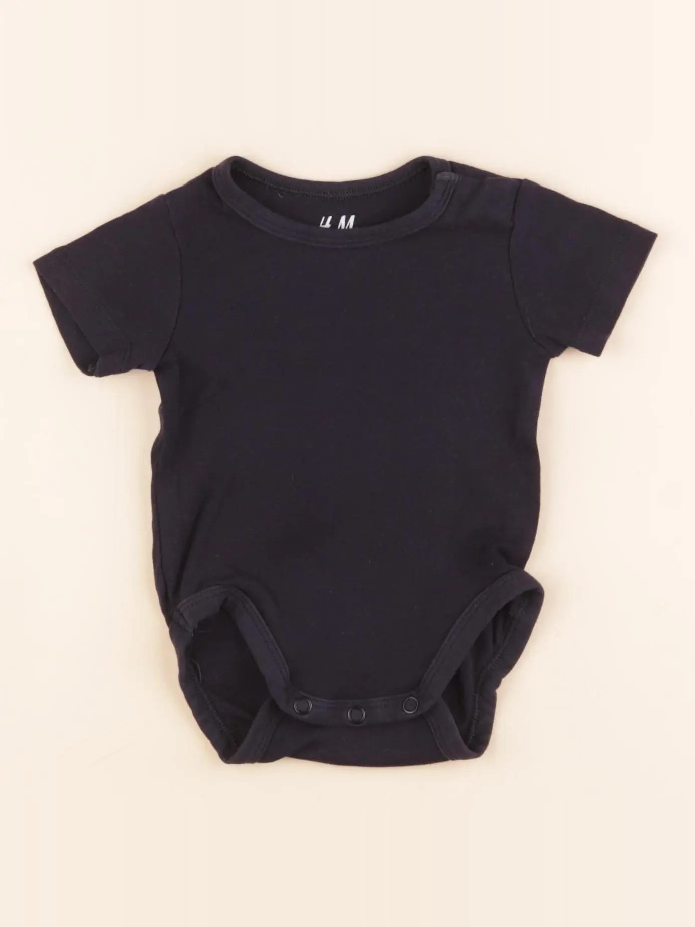 H&M - body bleu - 1/2 mois