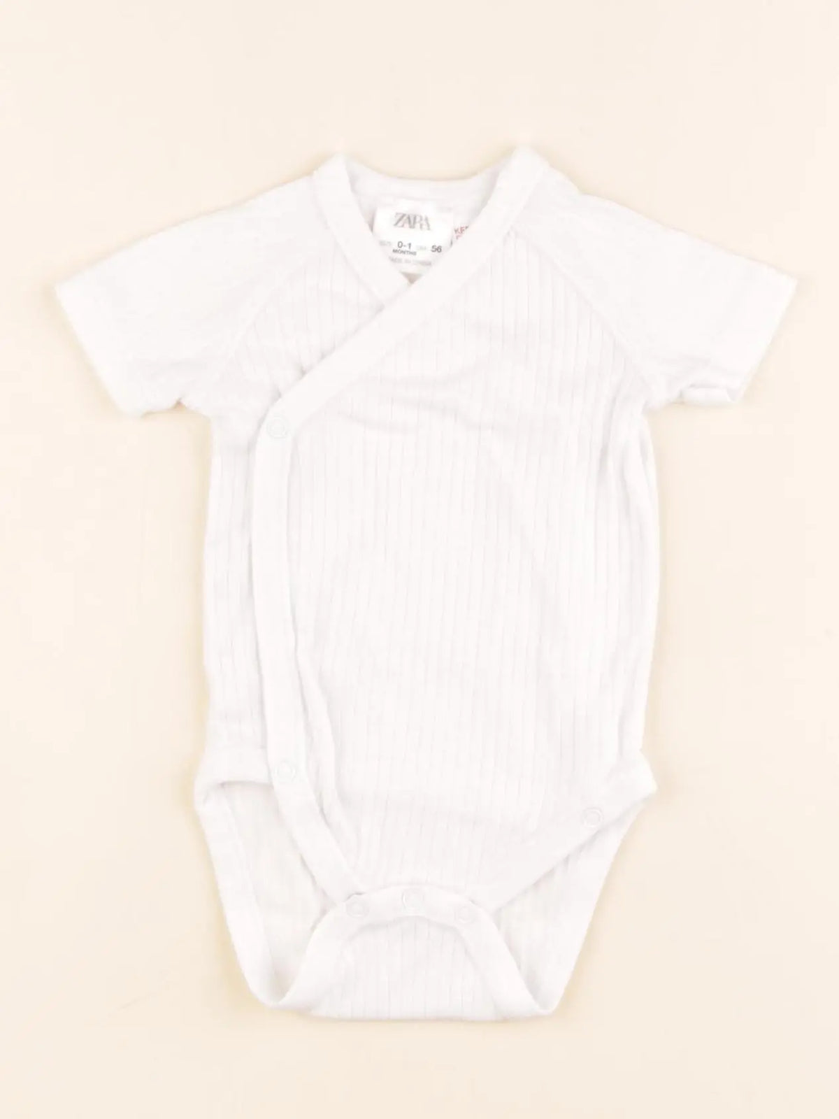 Zara - body blanc - 0/1 mois