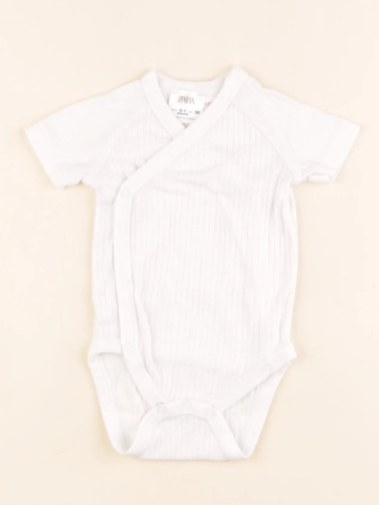 Zara - body blanc - 0/1 mois