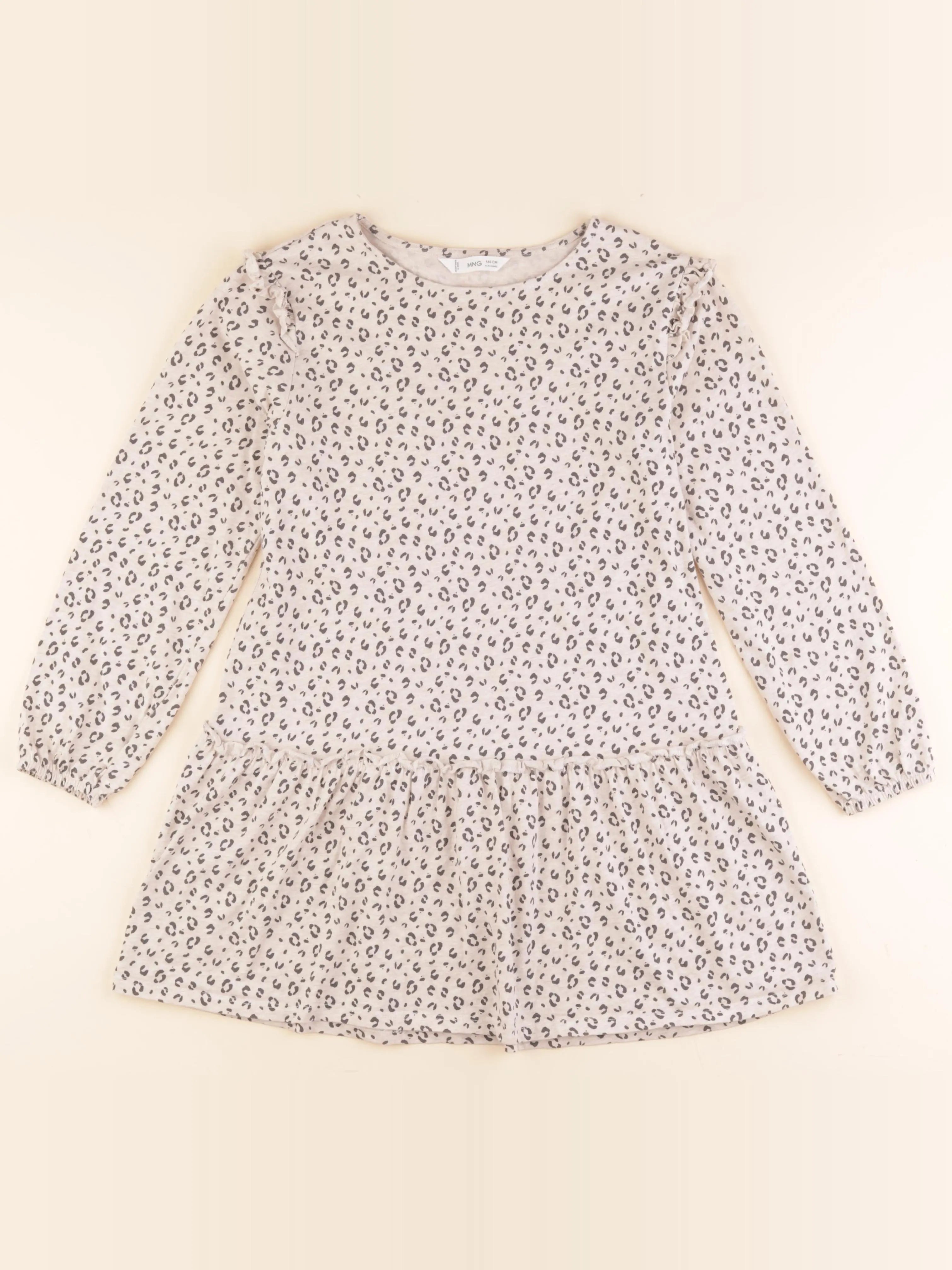 Mango - robe beige - 9/10 ans