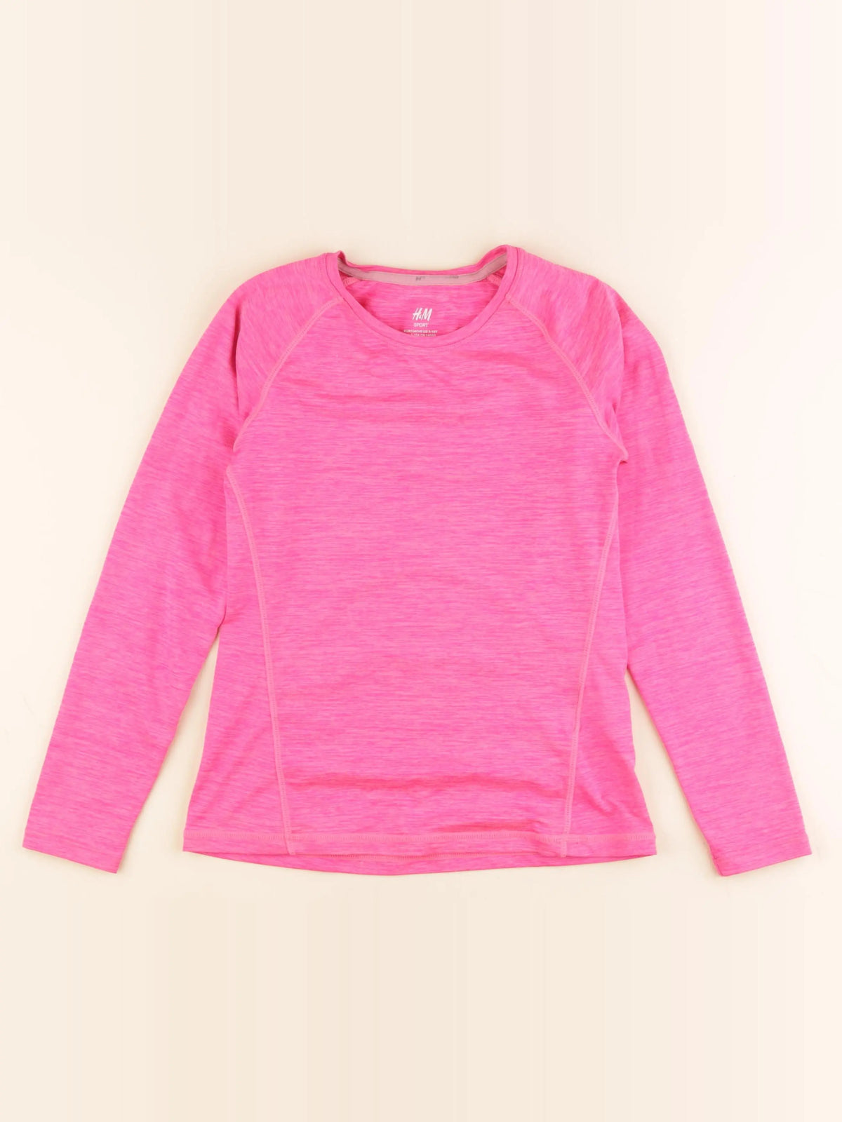 H&M - tee-shirt rose - 8/10 ans