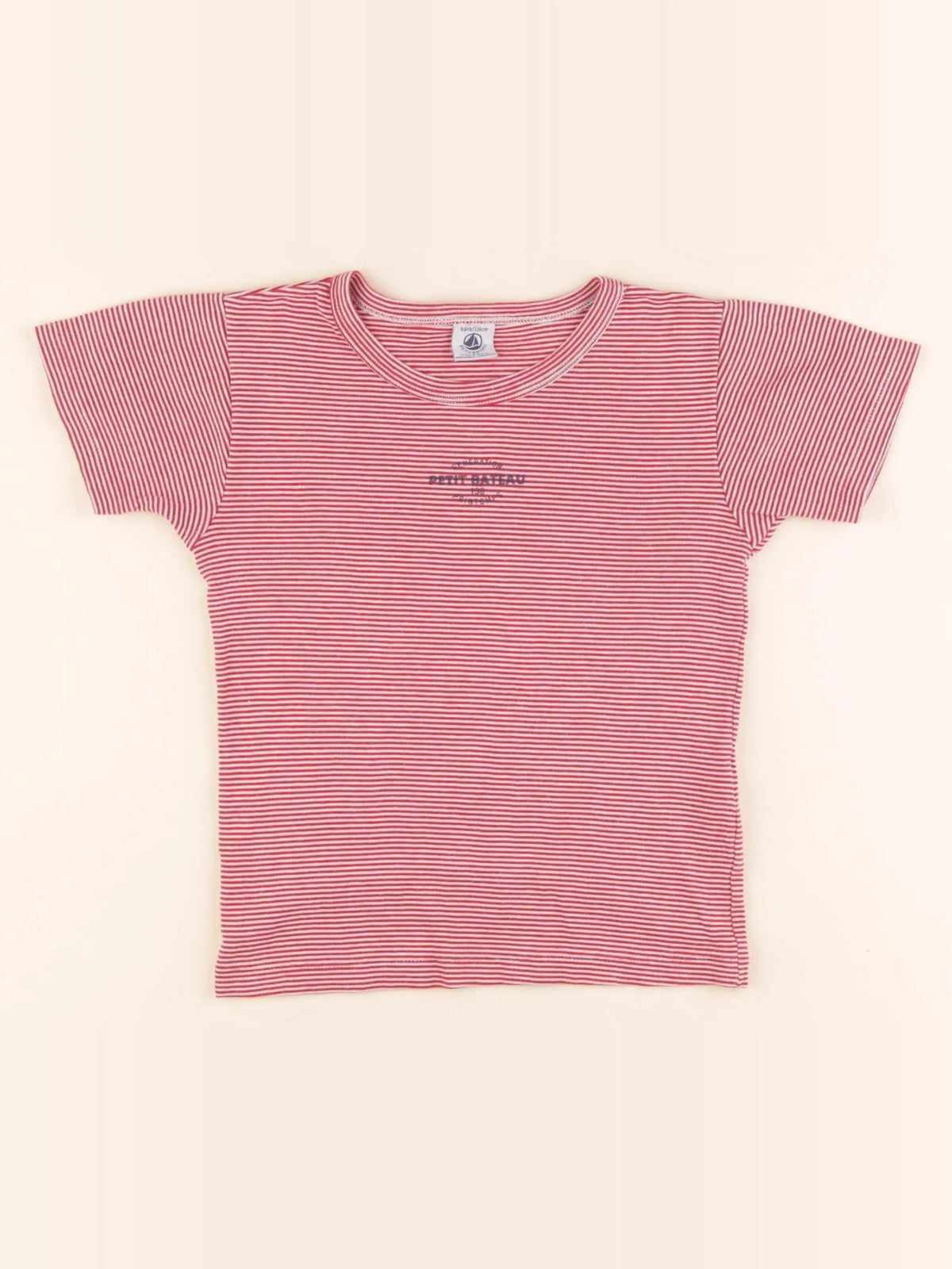 Petit Bateau - maillot de corps rouge - 8 ans