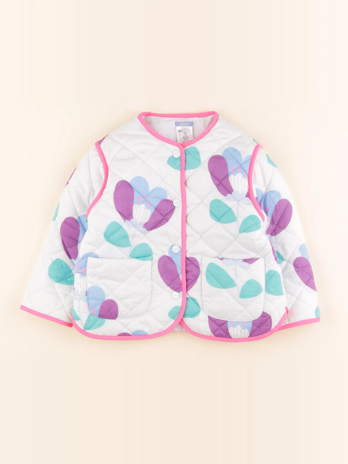 Jacadi - veste doublé bleu - 5 ans