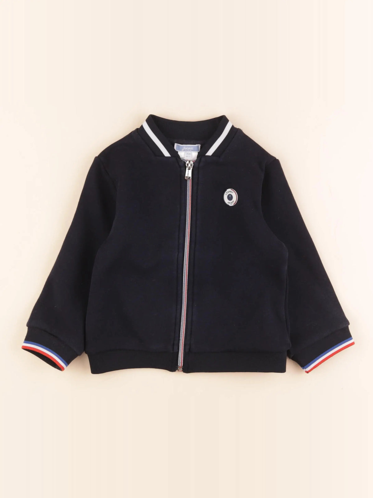 Jacadi - gilet bleu - 36 mois