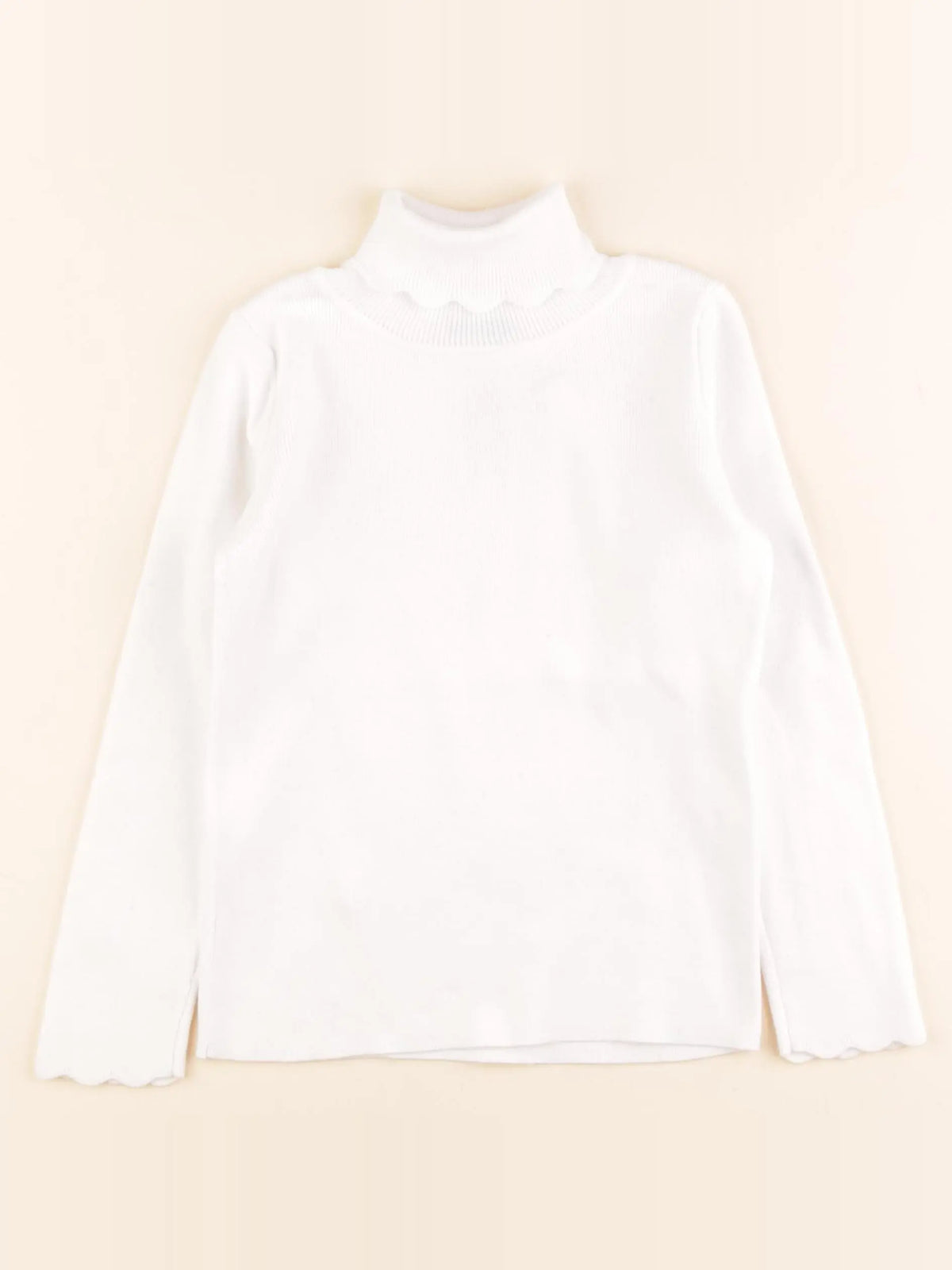 Jacadi - pull blanc - 6 ans