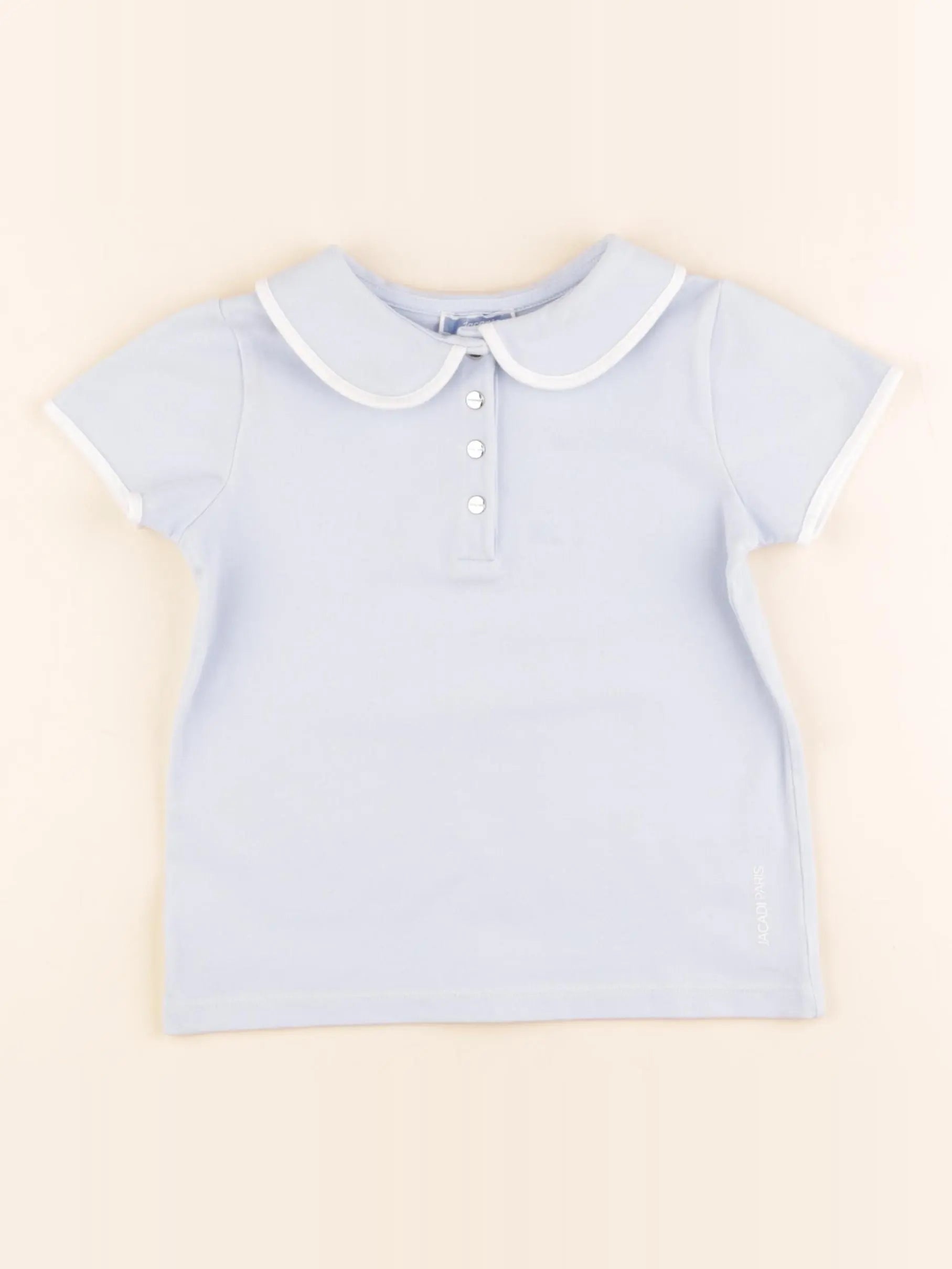 Jacadi - polo bleu - 6 ans