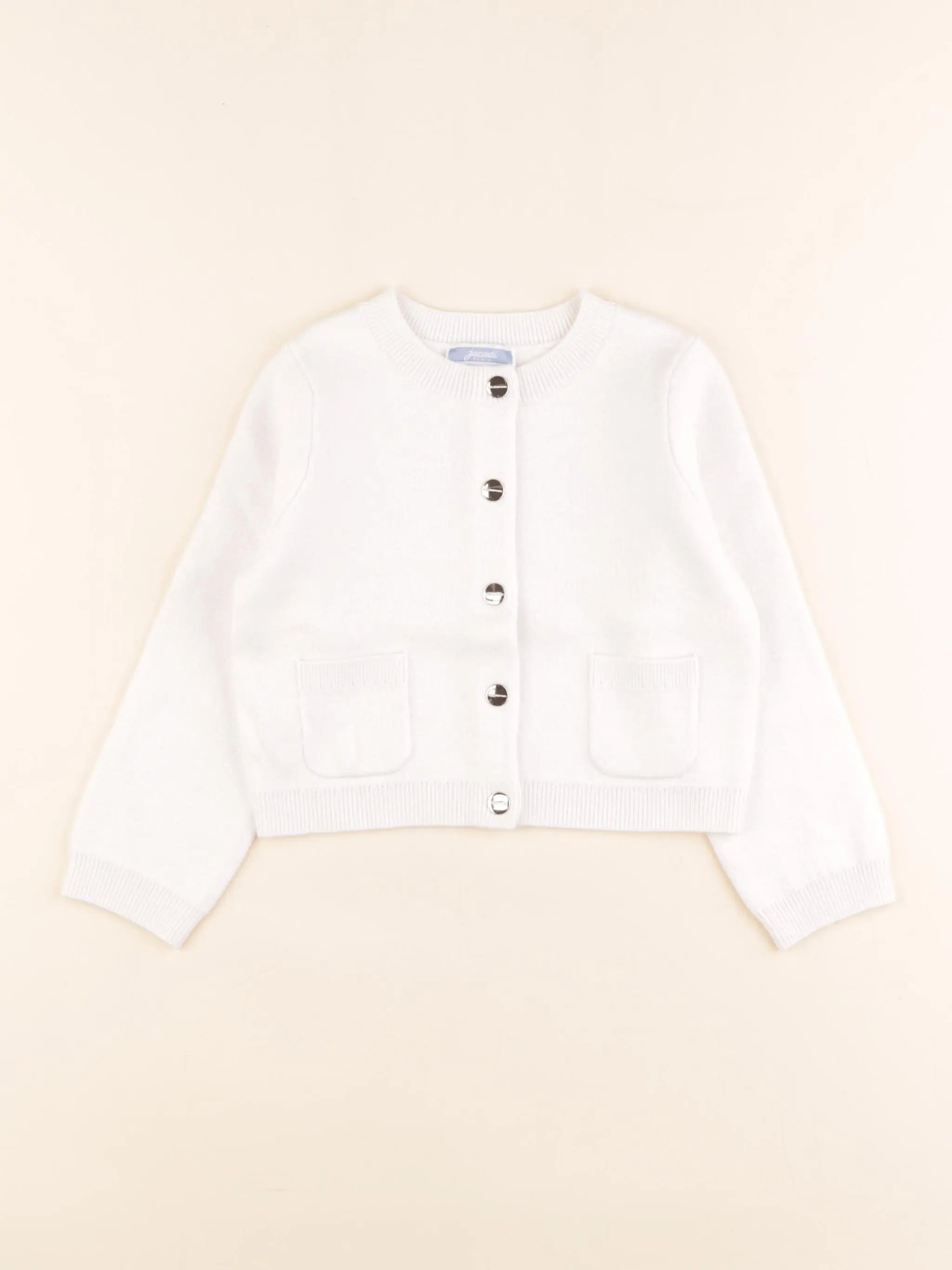 Jacadi - gilet blanc - 3 ans