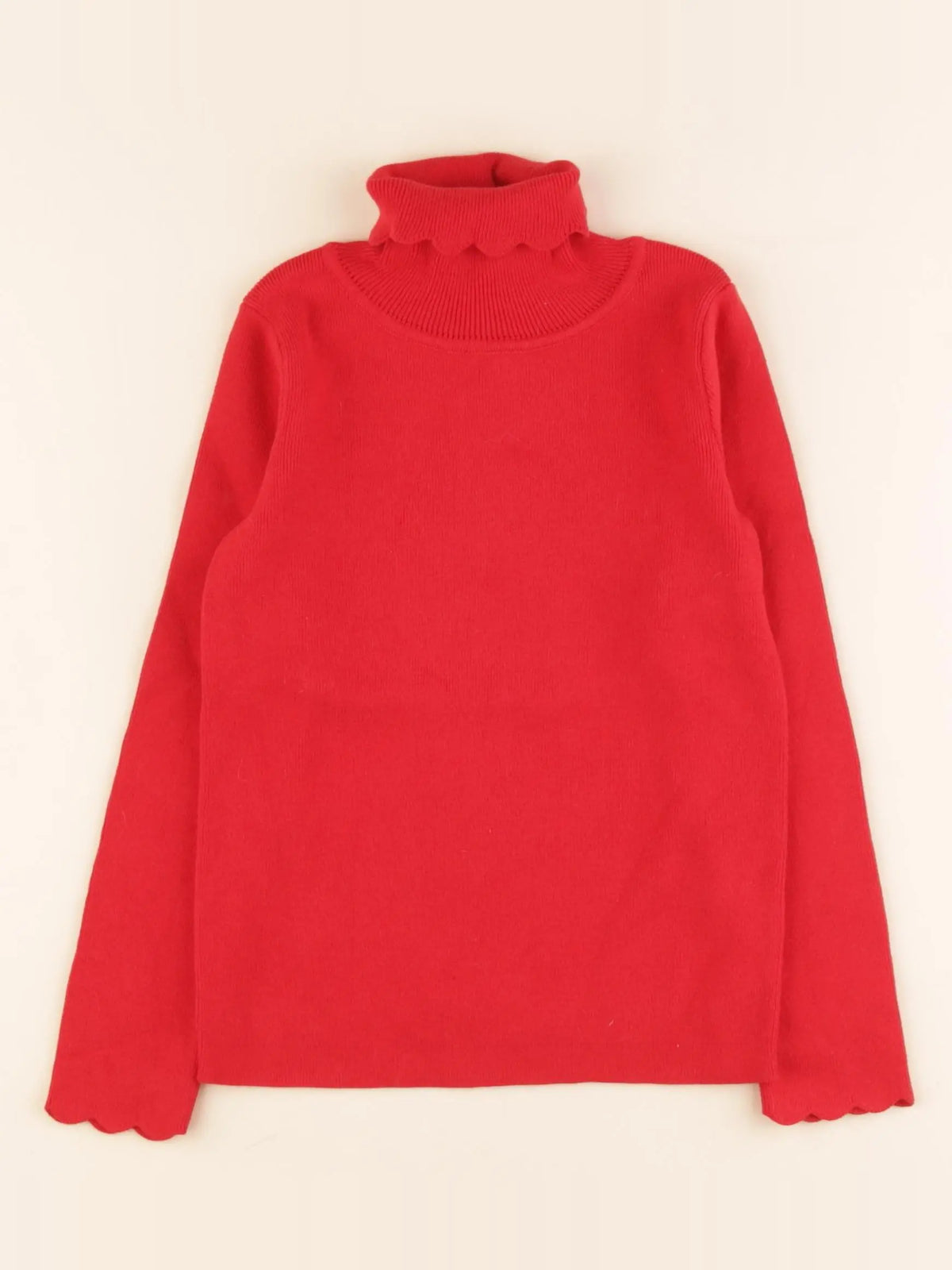 Jacadi - pull rouge - 6 ans