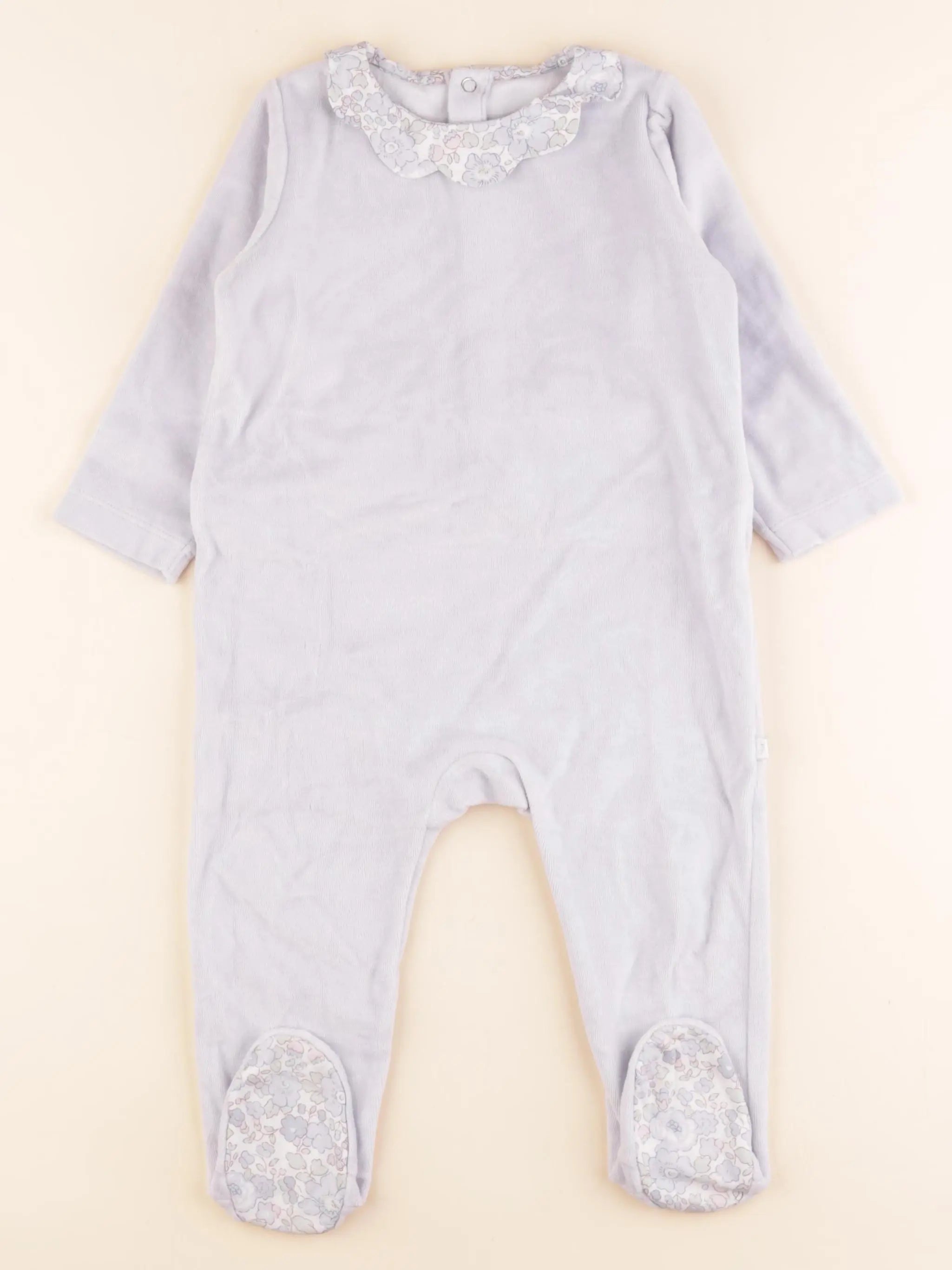 Jacadi - pyjama velours bleu - 18 mois