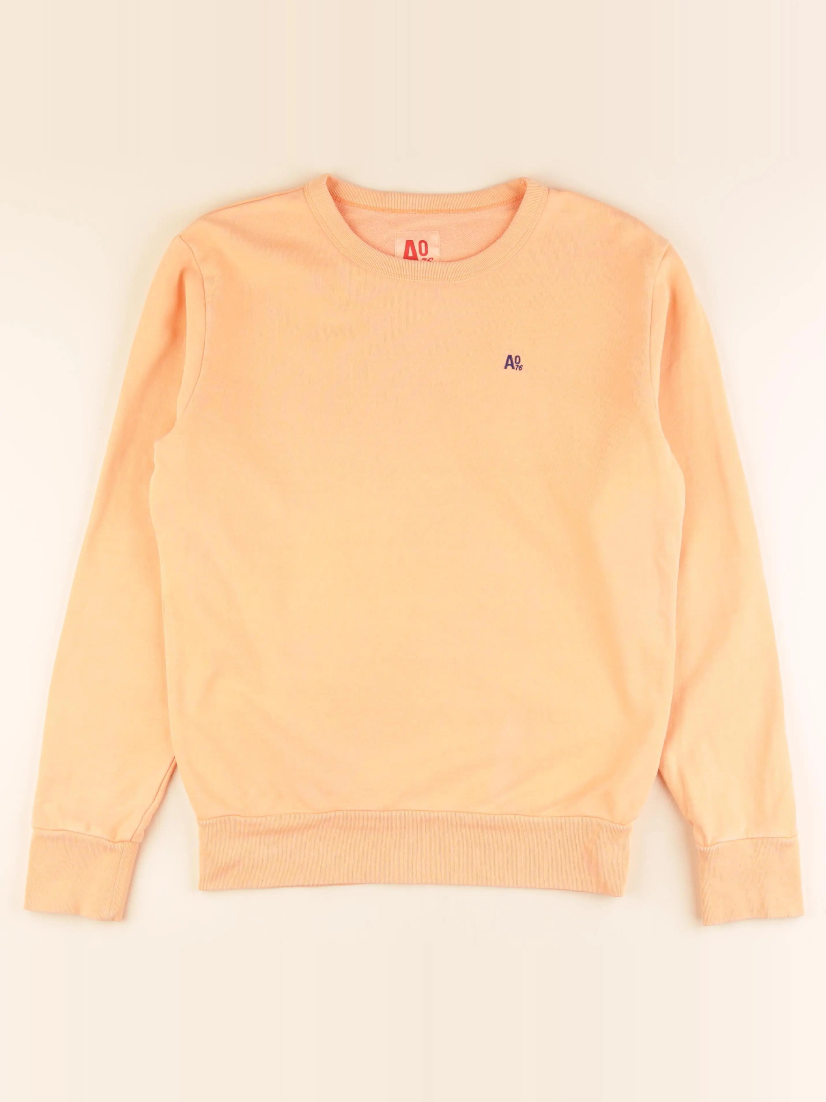 American Outfitters - sweat orange fluo - 14 ans