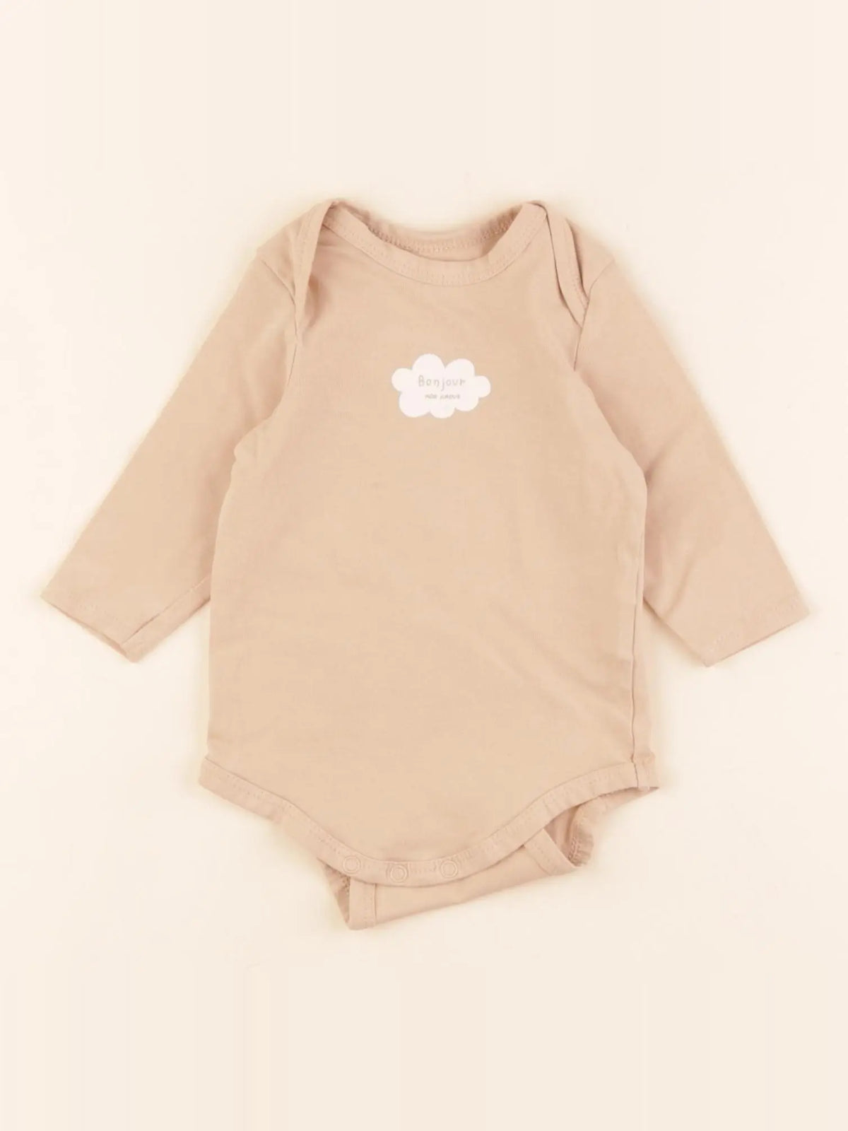 Tape à l'oeil - body beige - 3 mois