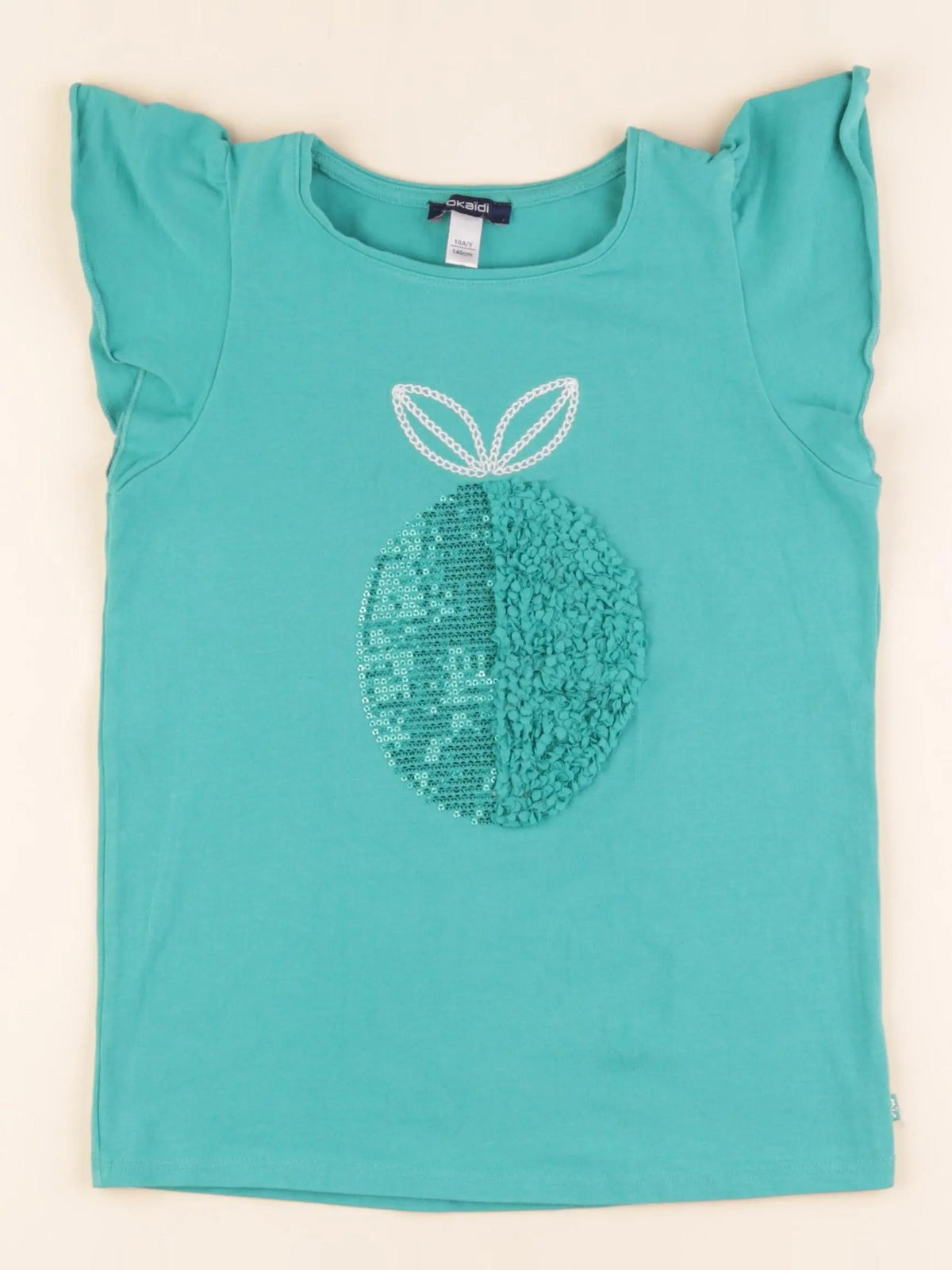 Okaidi - tee-shirt bleu - 10 ans