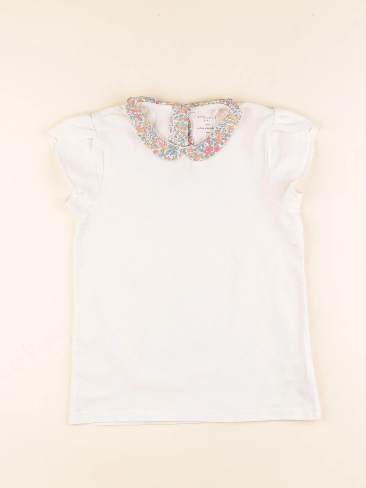 Cyrillus - tee-shirt blanc - 10 ans
