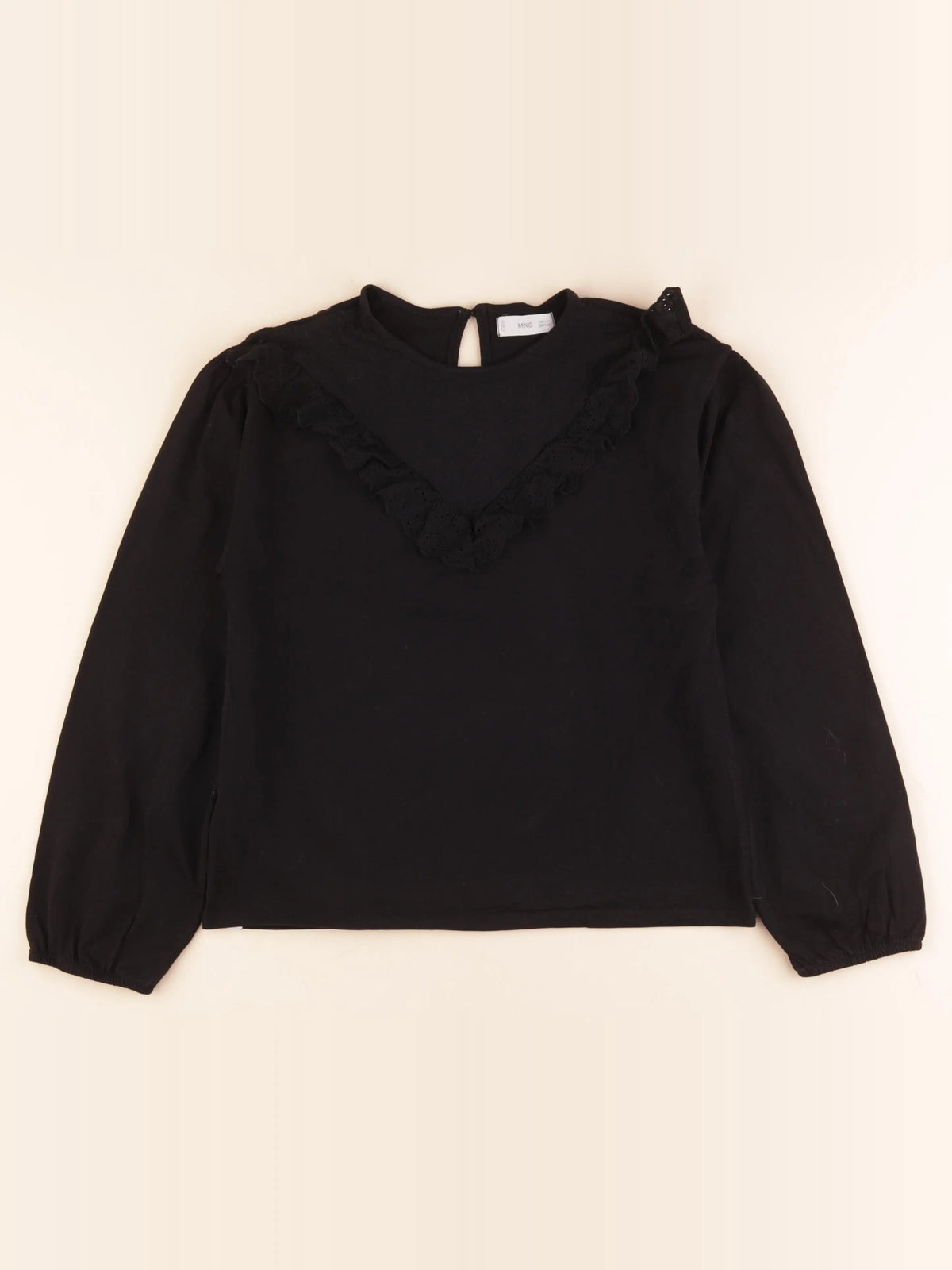 Mango - tee-shirt noir - 11/12 ans