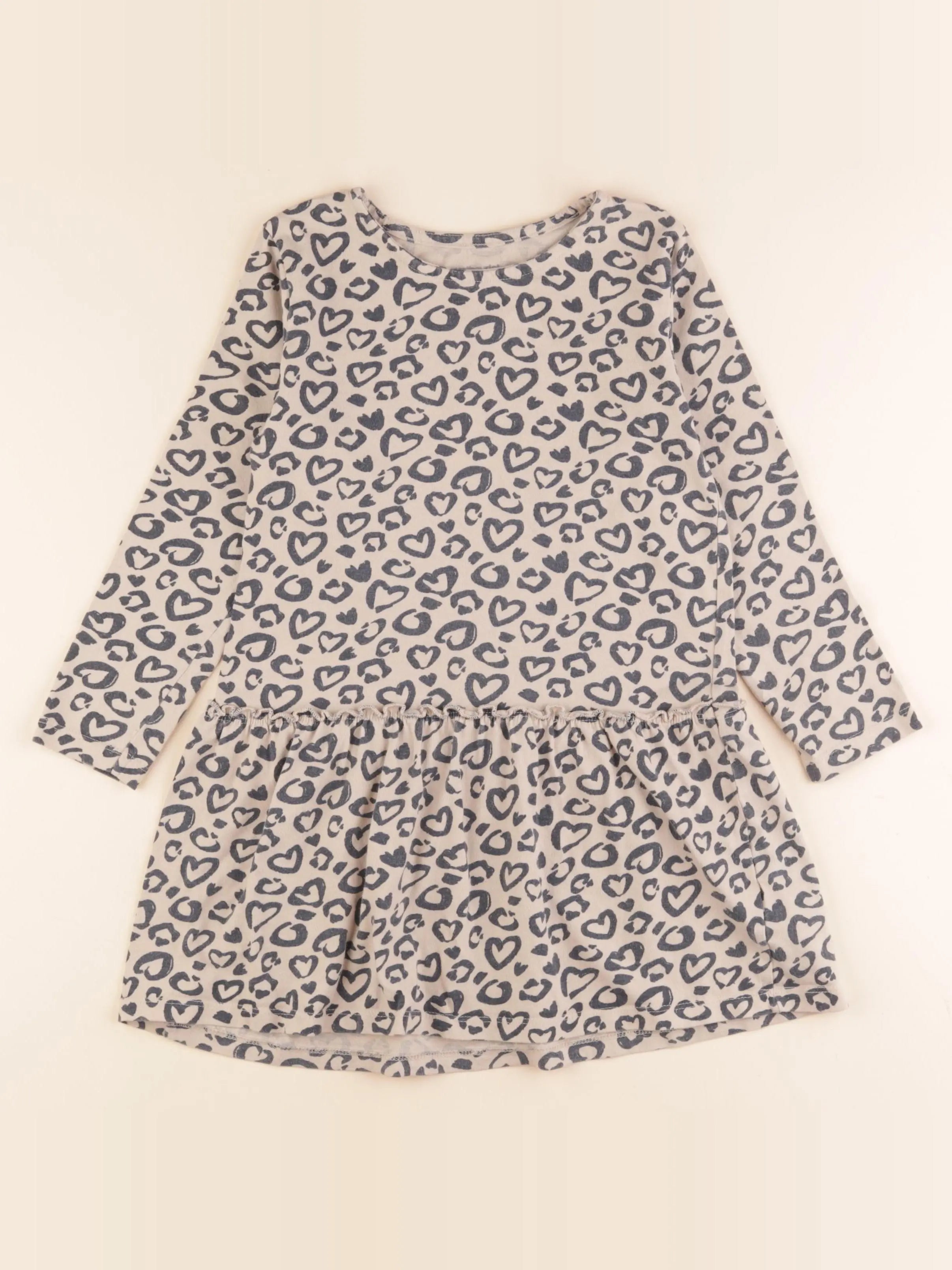 Vertbaudet - robe beige - 6 ans
