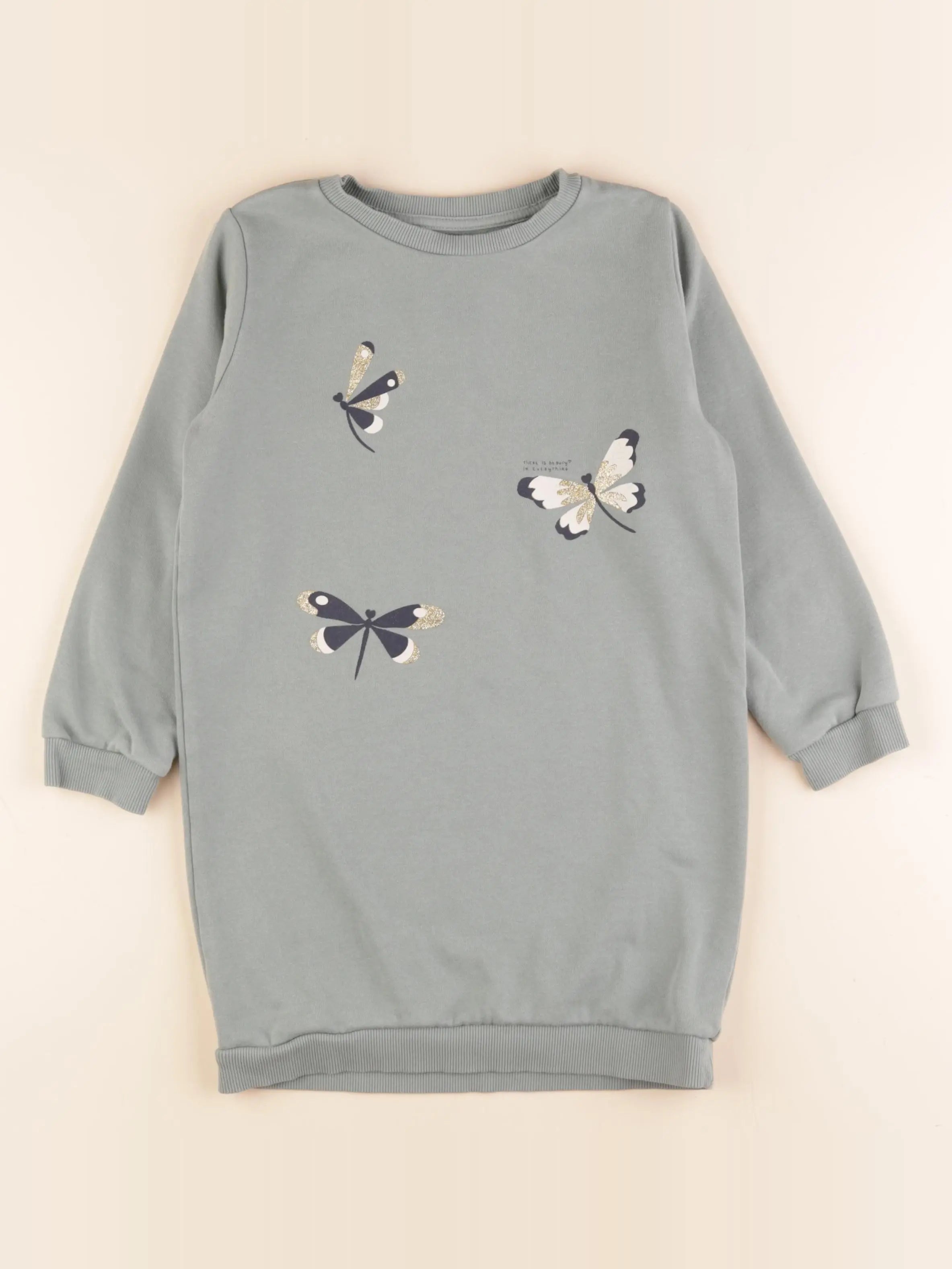 Vertbaudet - robe vert - 6 ans