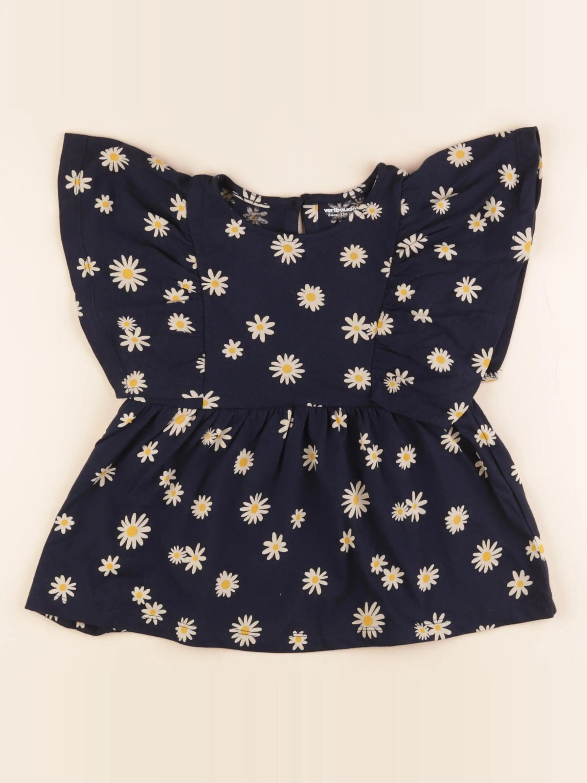 Vertbaudet - tee-shirt bleu - 8 ans
