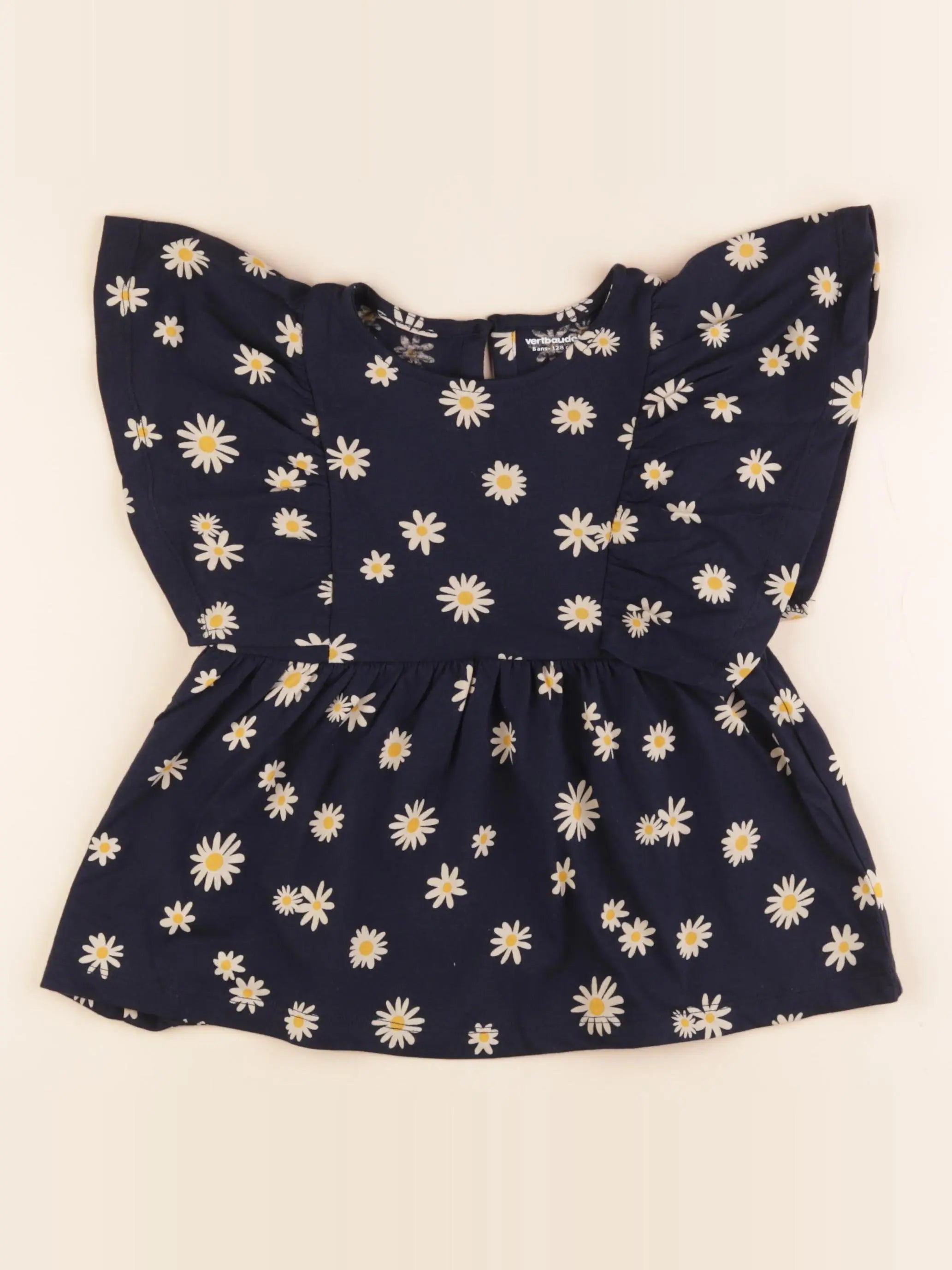 Vertbaudet - tee-shirt bleu - 8 ans