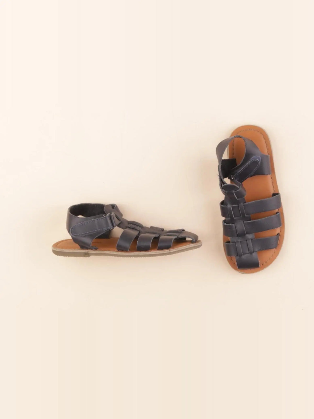 Monoprix - sandales bleu - pointure 28