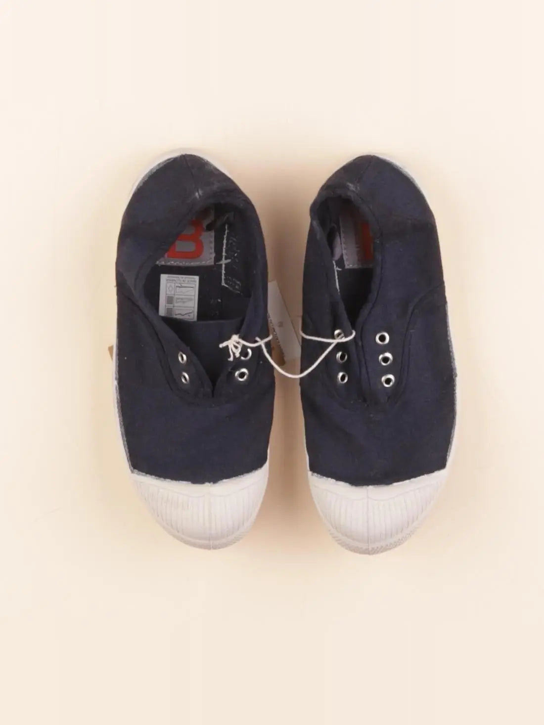 Bensimon - tennis élastiqué bleu - pointure 31