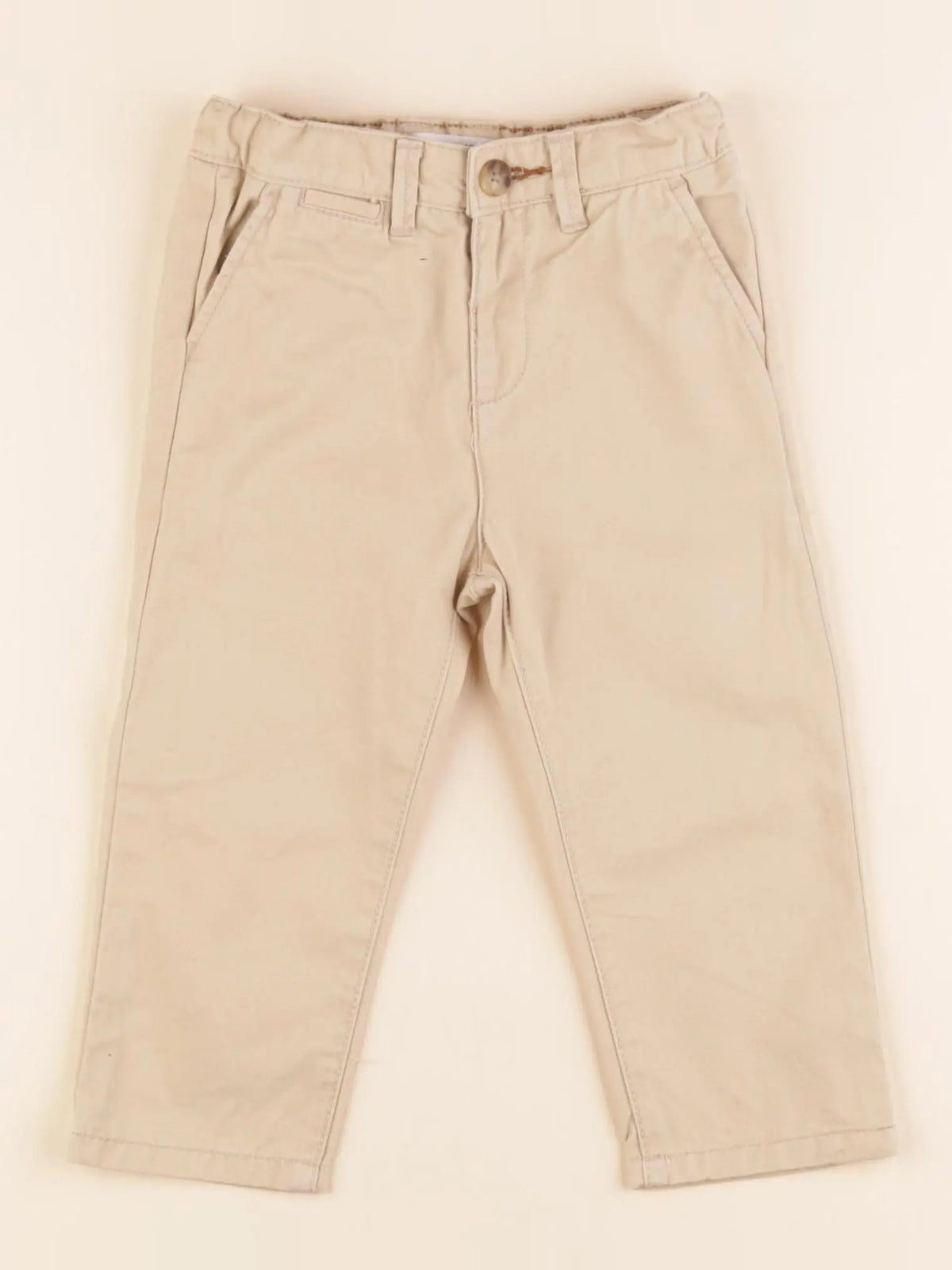 Zara - pantalon beige - 12/18 mois