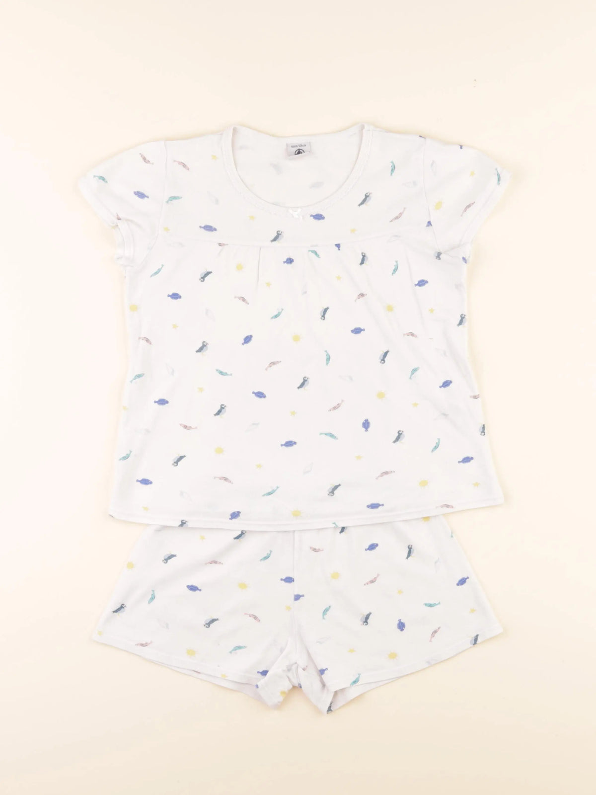 Pyjama coton blanc