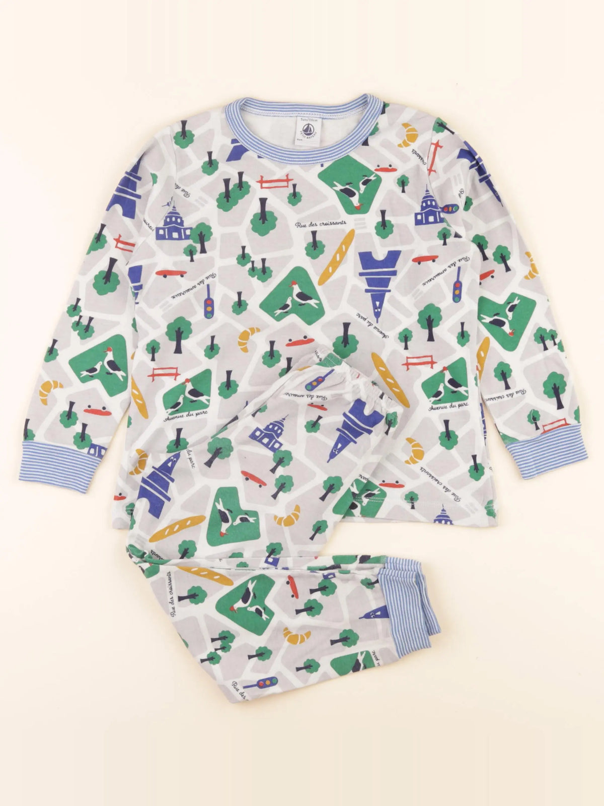 Pyjama coton multicolore