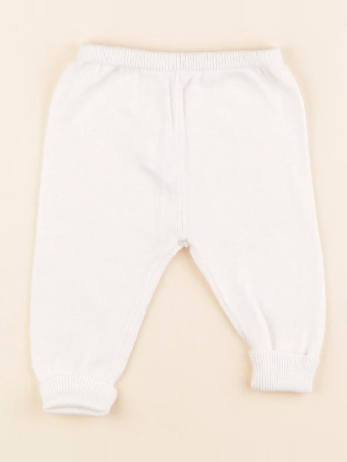 Boutchou - legging blanc - 3 mois