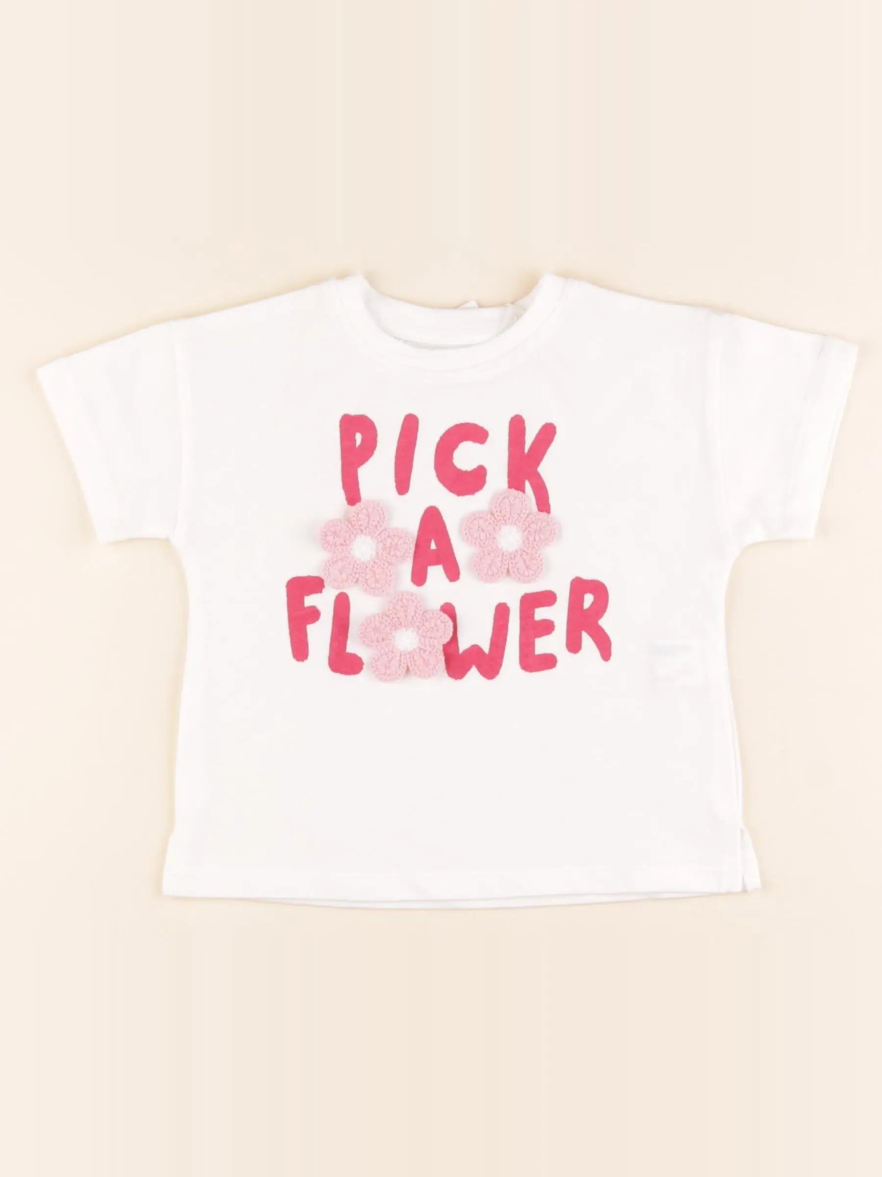 Zara - tee-shirt blanc - 18 mois