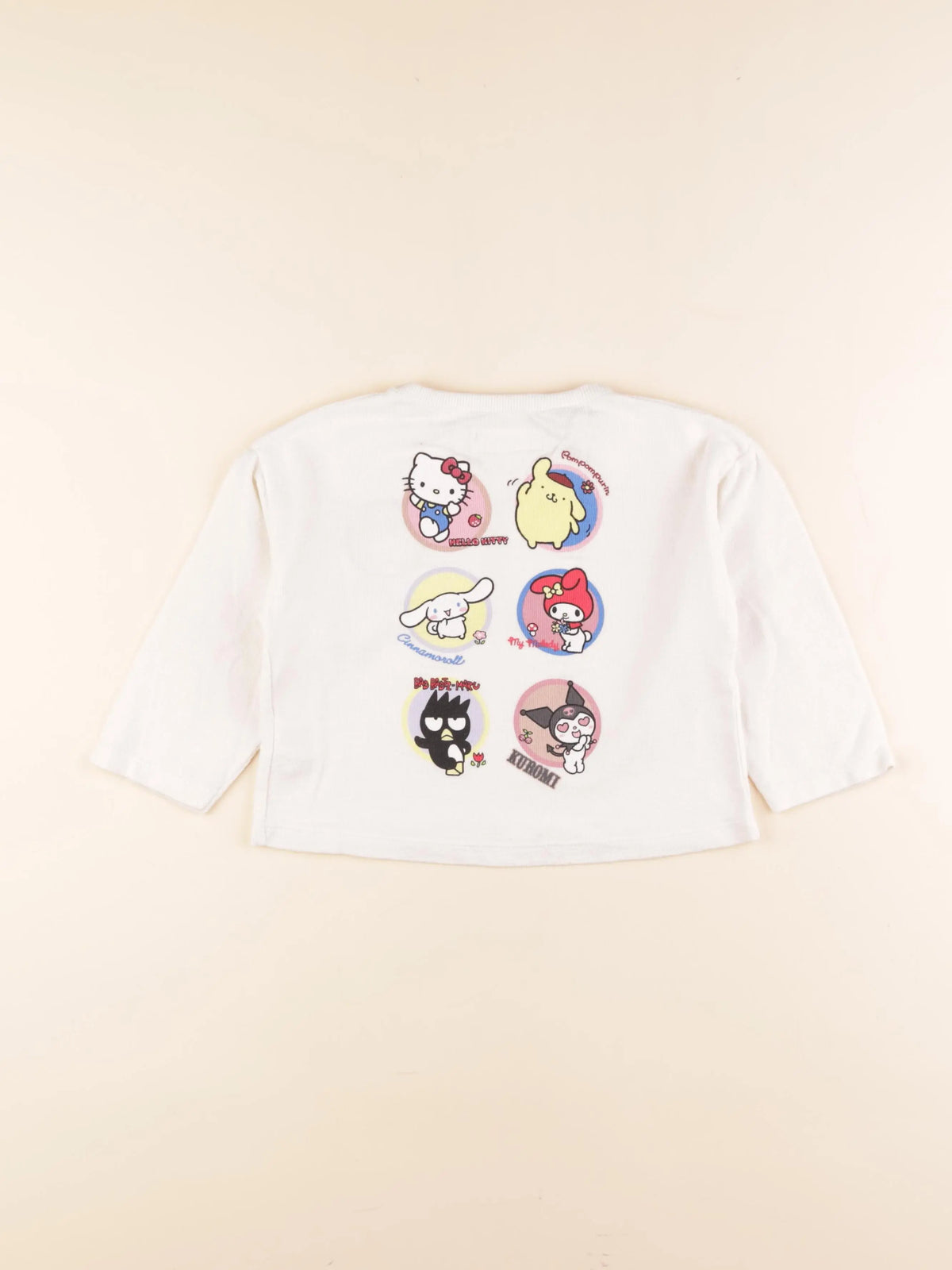 Zara - tee-shirt blanc, beige - 2 ans