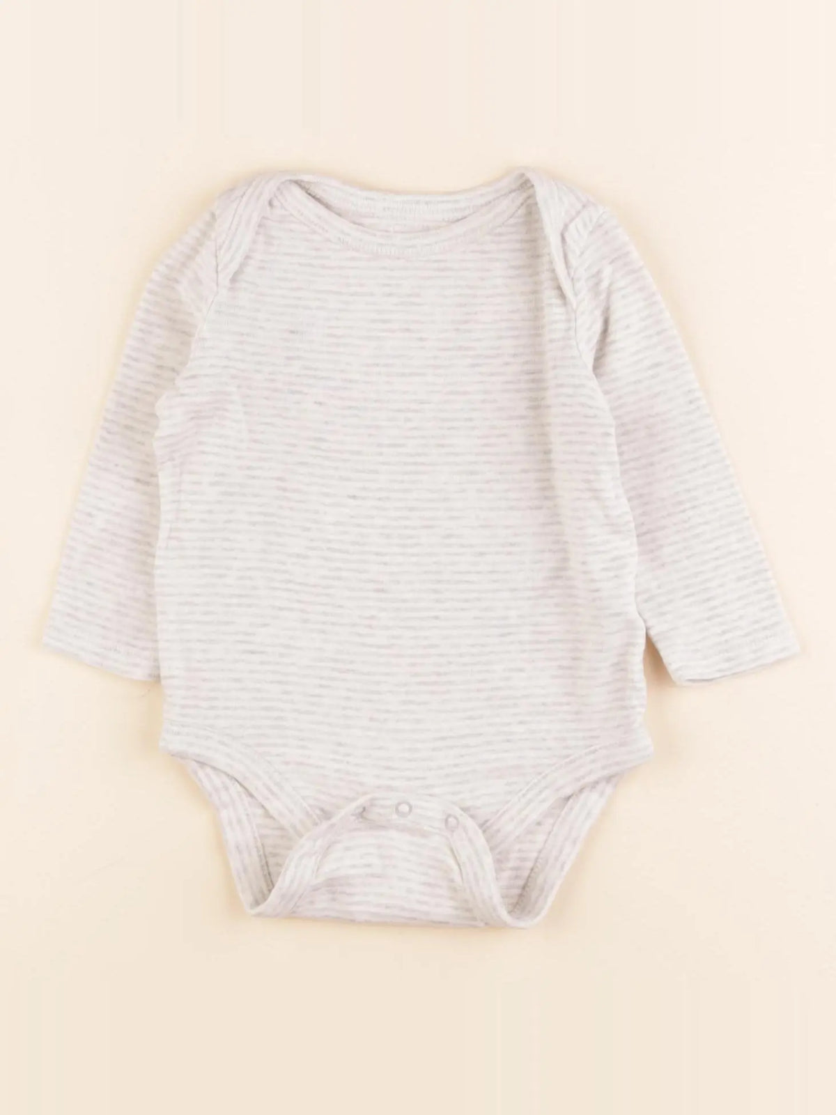 GAP - body gris - 3/6 mois