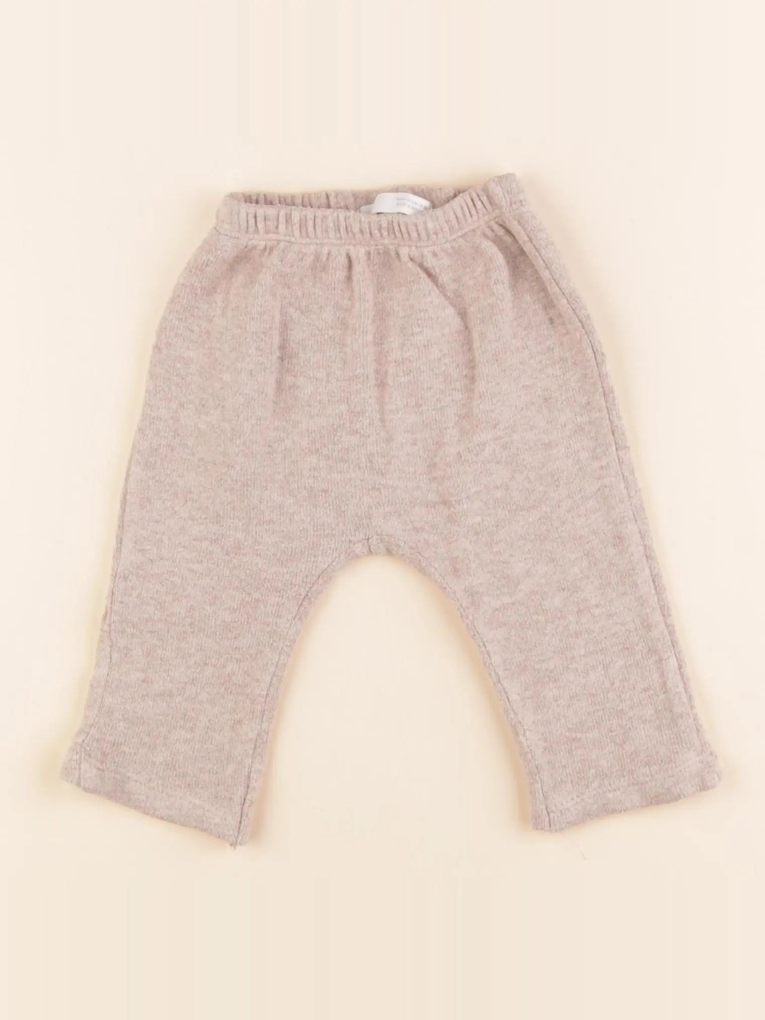 Zara - jogging beige - 3/6 mois