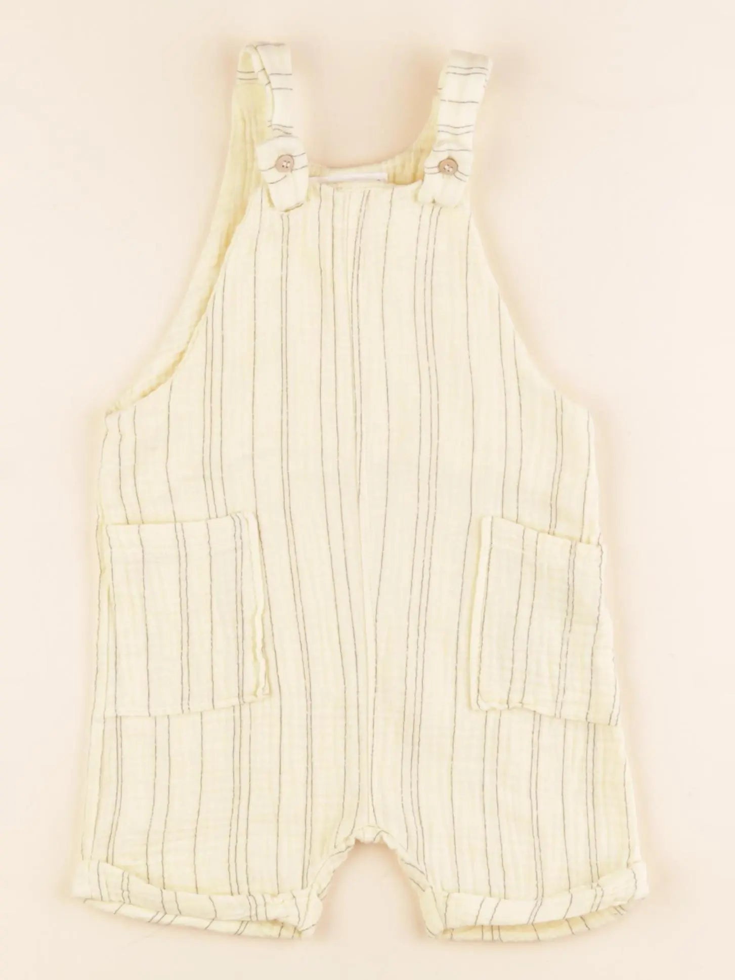 Zara - salopette jaune - 3/6 mois