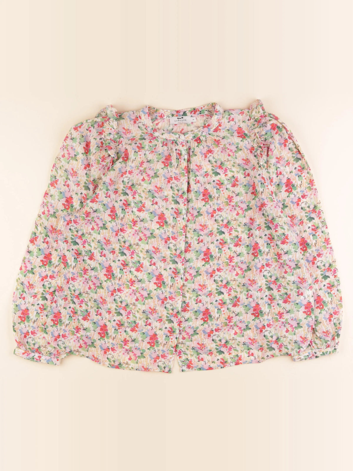 Cyrillus - blouse multicolore - 14 ans