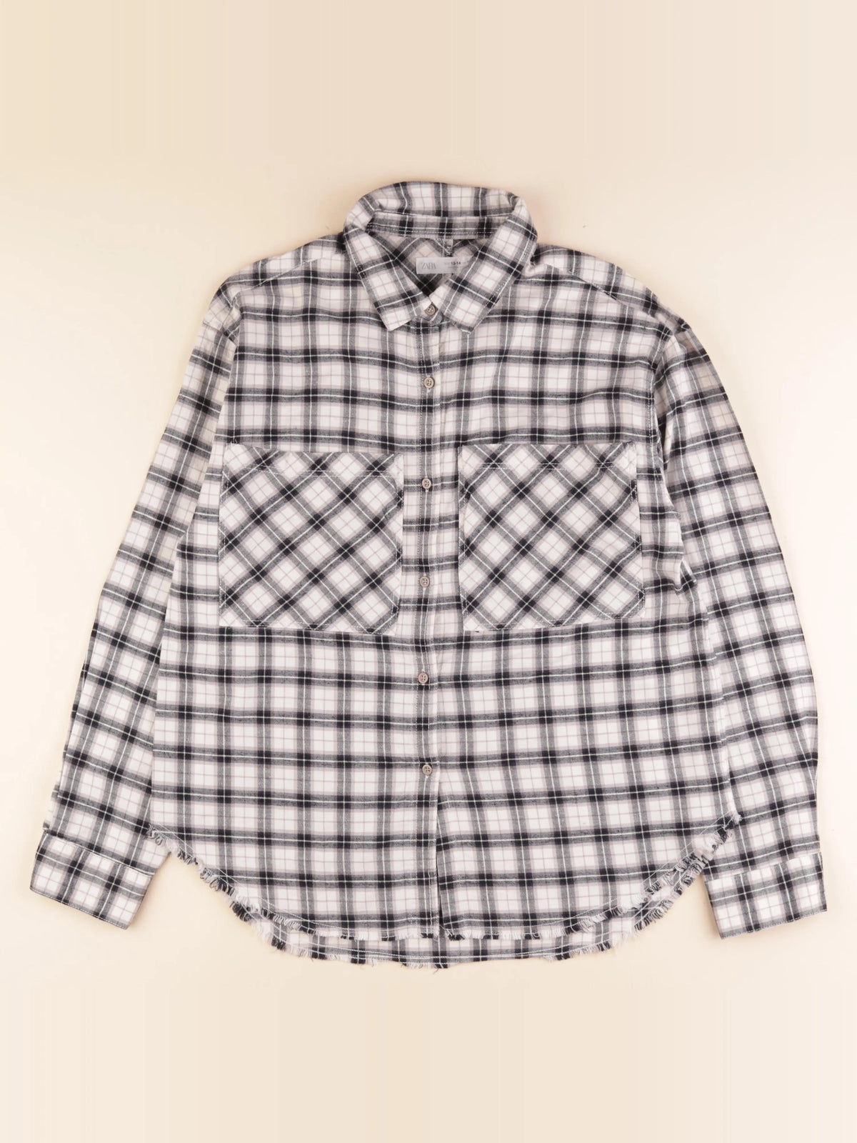 Zara - chemise beige - 13/14 ans