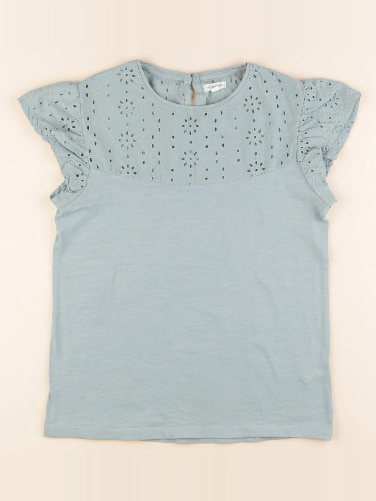 Vertbaudet - tee-shirt vert - 14 ans