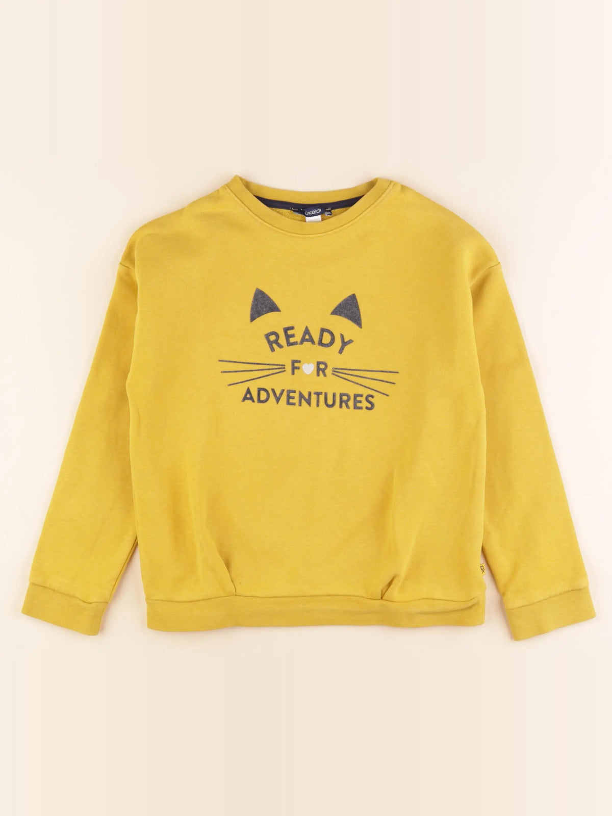 Okaidi - sweat jaune - 8 ans