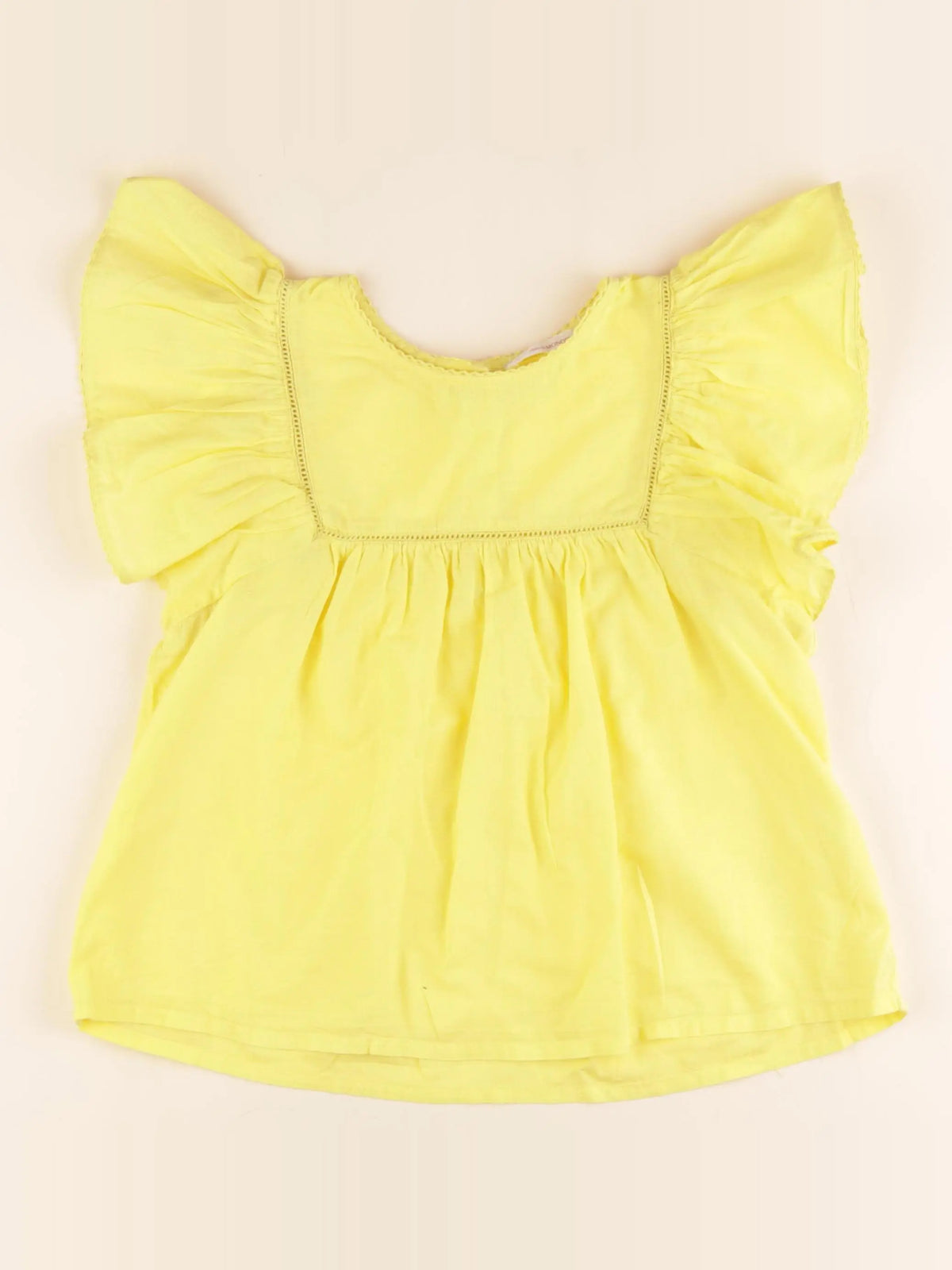 Monoprix - blouse jaune - 8 ans