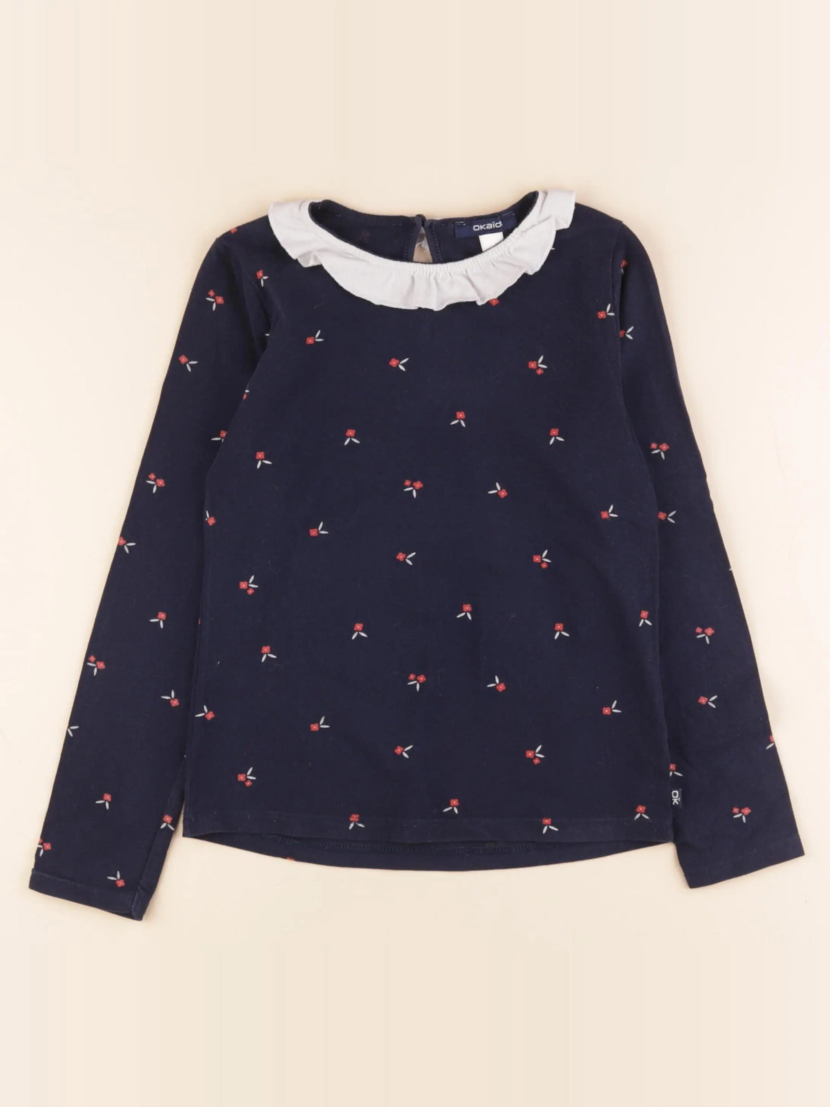 Okaidi - tee-shirt bleu - 8 ans