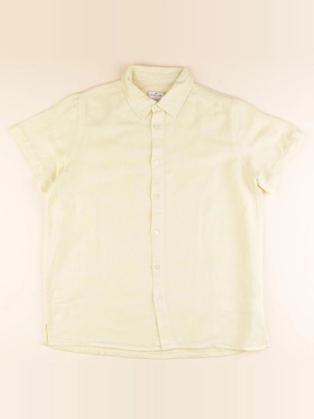 Cyrillus - chemise jaune - 16 ans