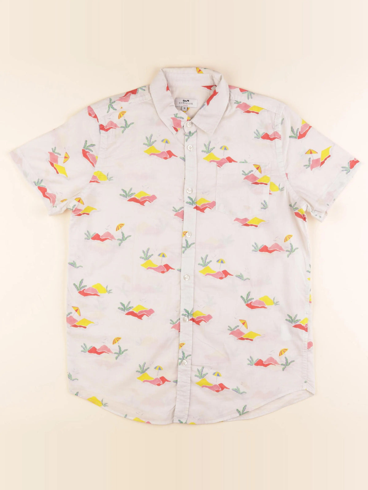 Cyrillus - chemise multicolore - 16 ans