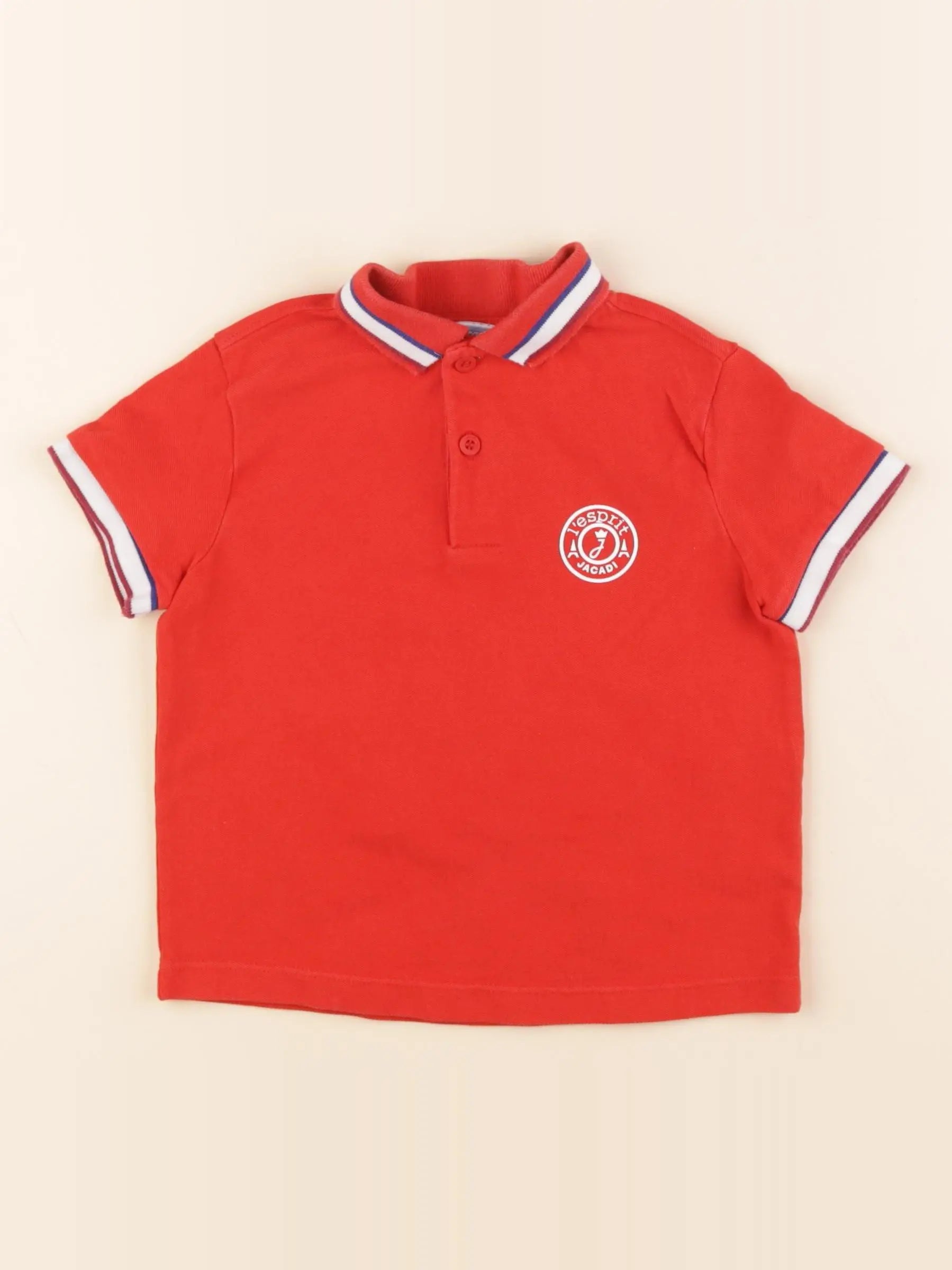 Jacadi - polo rouge - 4 ans
