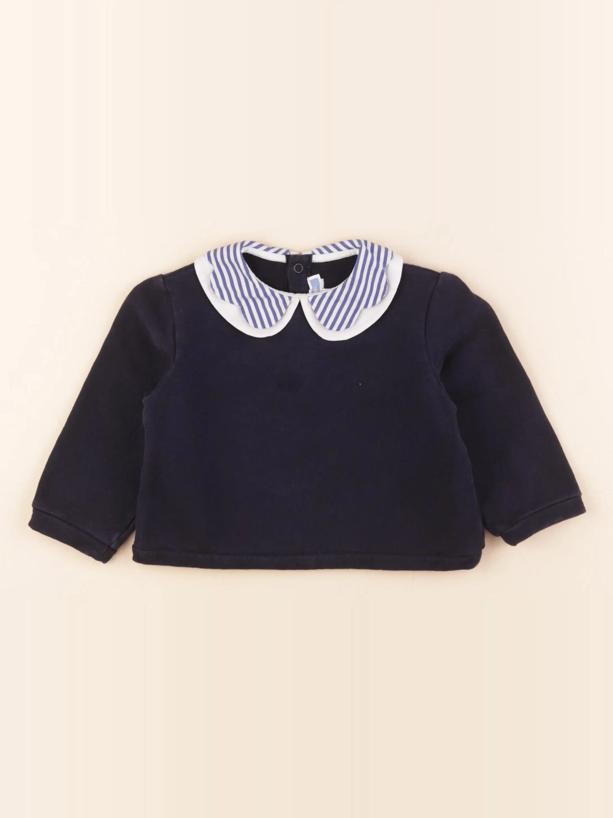 Jacadi - sweat bleu - 24 mois