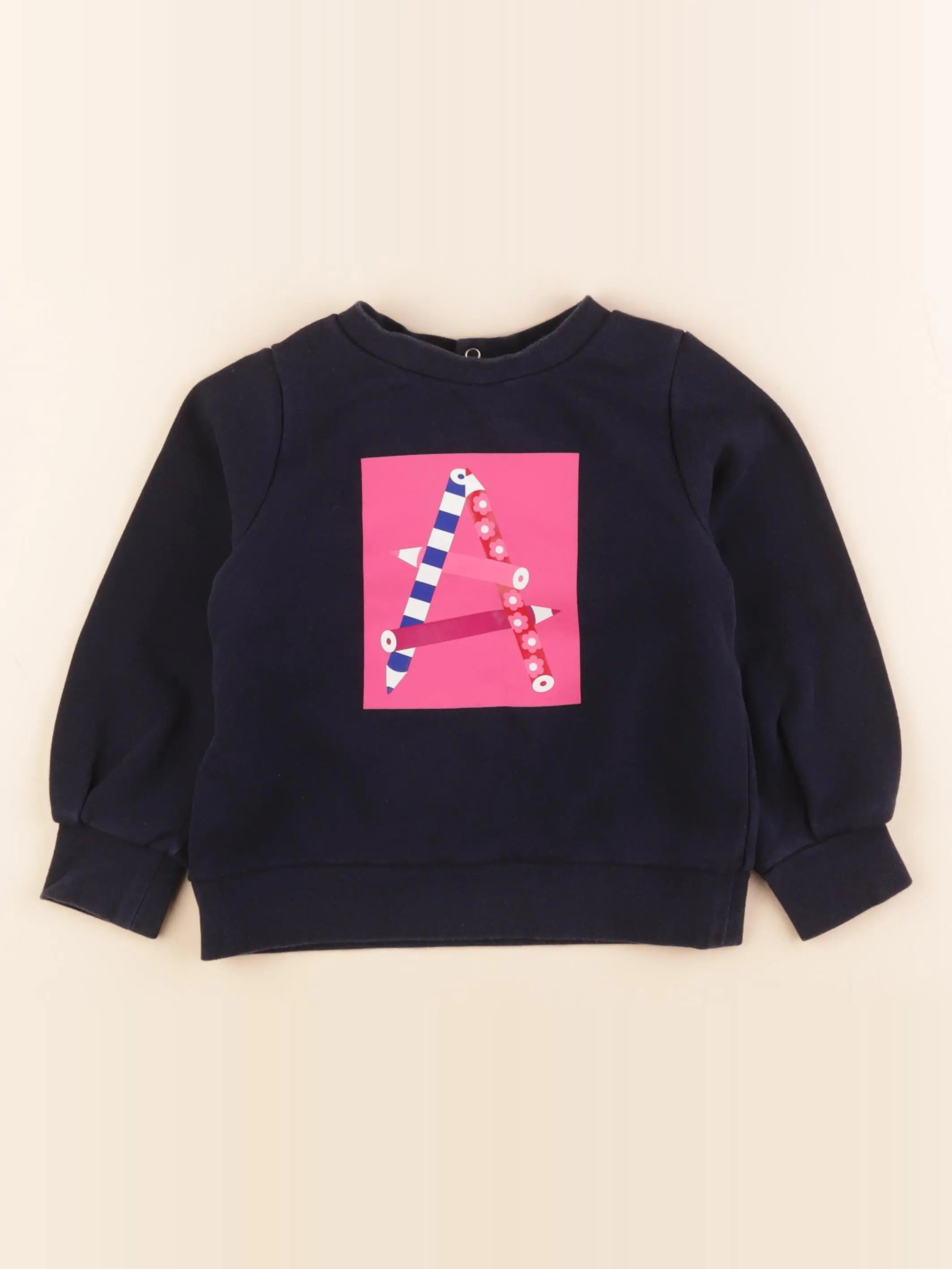 Jacadi - sweat bleu - 4 ans