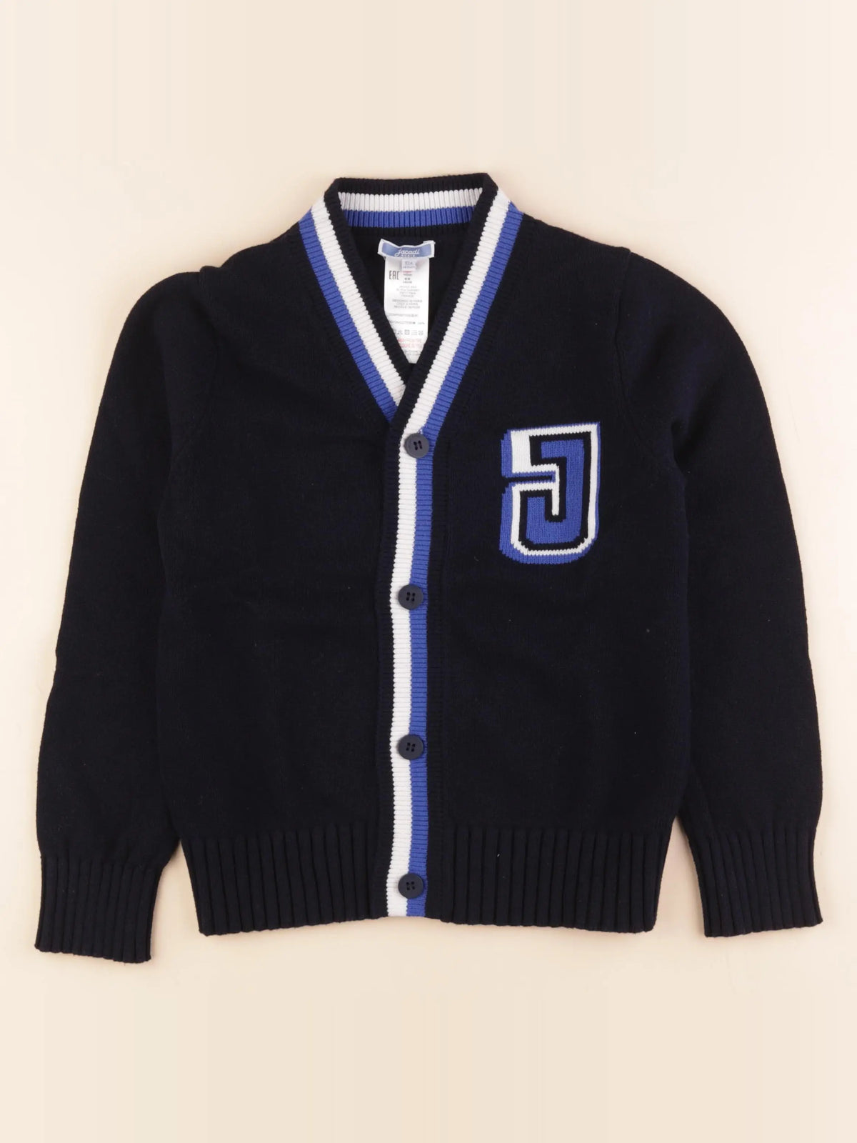 Jacadi - gilet bleu - 10 ans
